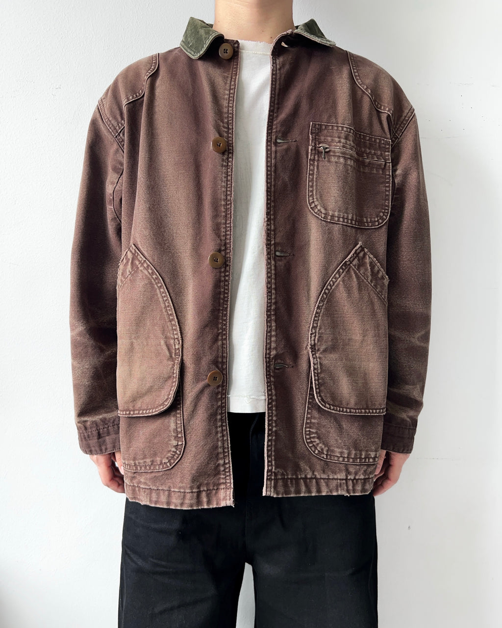 1990S FADED L.L BEAN CHORE JACKET (L)