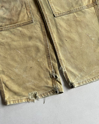 2000S BLEACHED CARHARTT DOUBLE KNEE WORK PANTS (32)