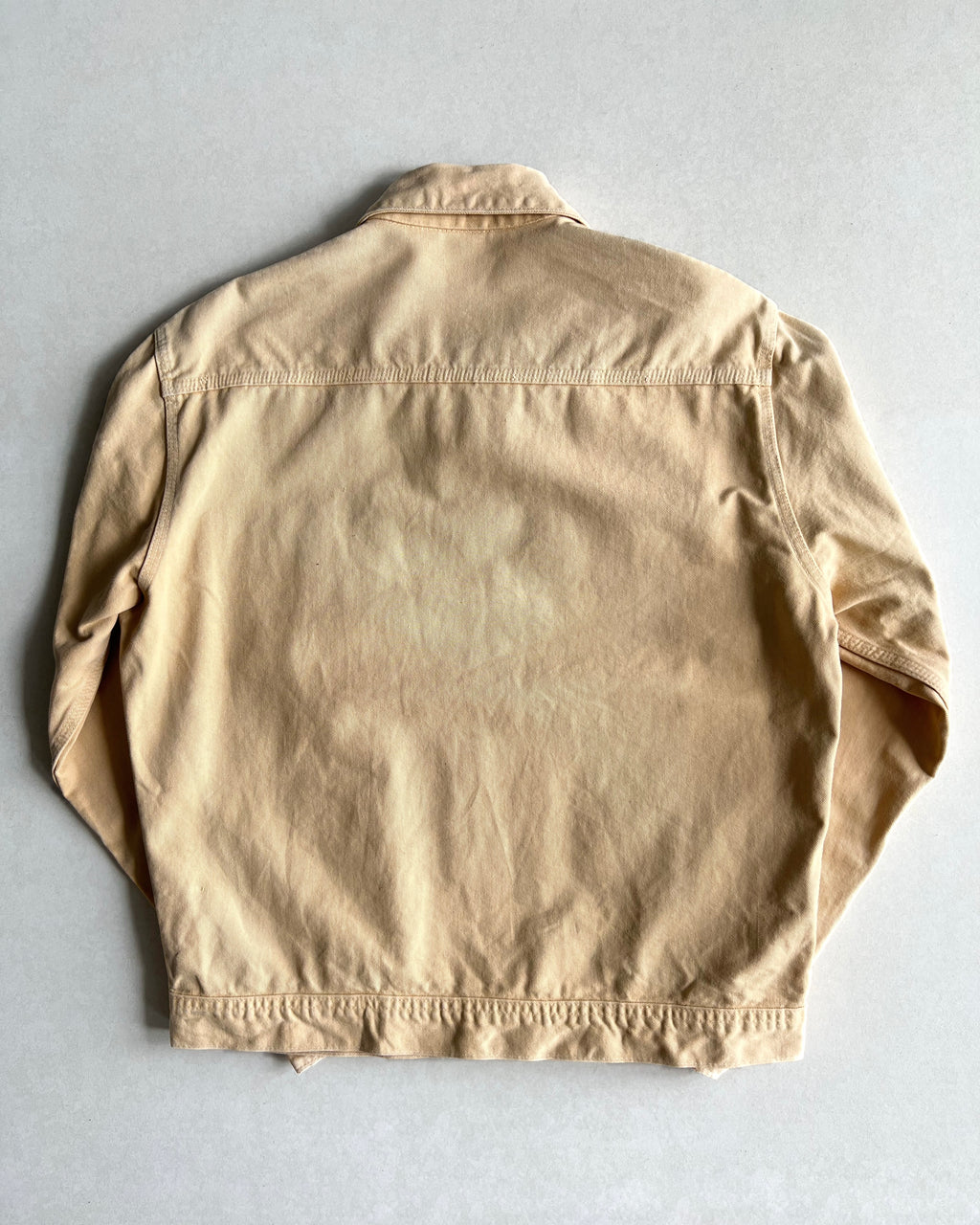 1980S LIGHT YELLOW OSHKOSH WORK JACKET (L)