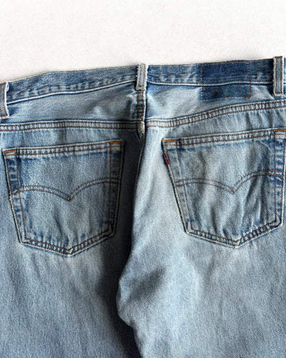 1990S FADED LEVI'S 501 JEANS (33)