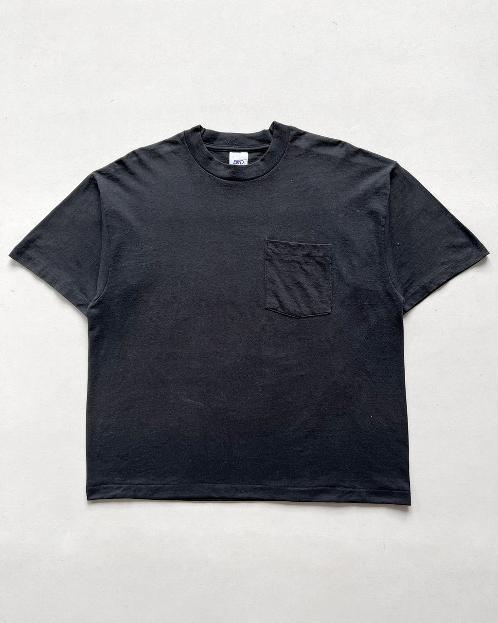1990S BVD BLANK SINGLE STITCH POCKET TEE (XL)