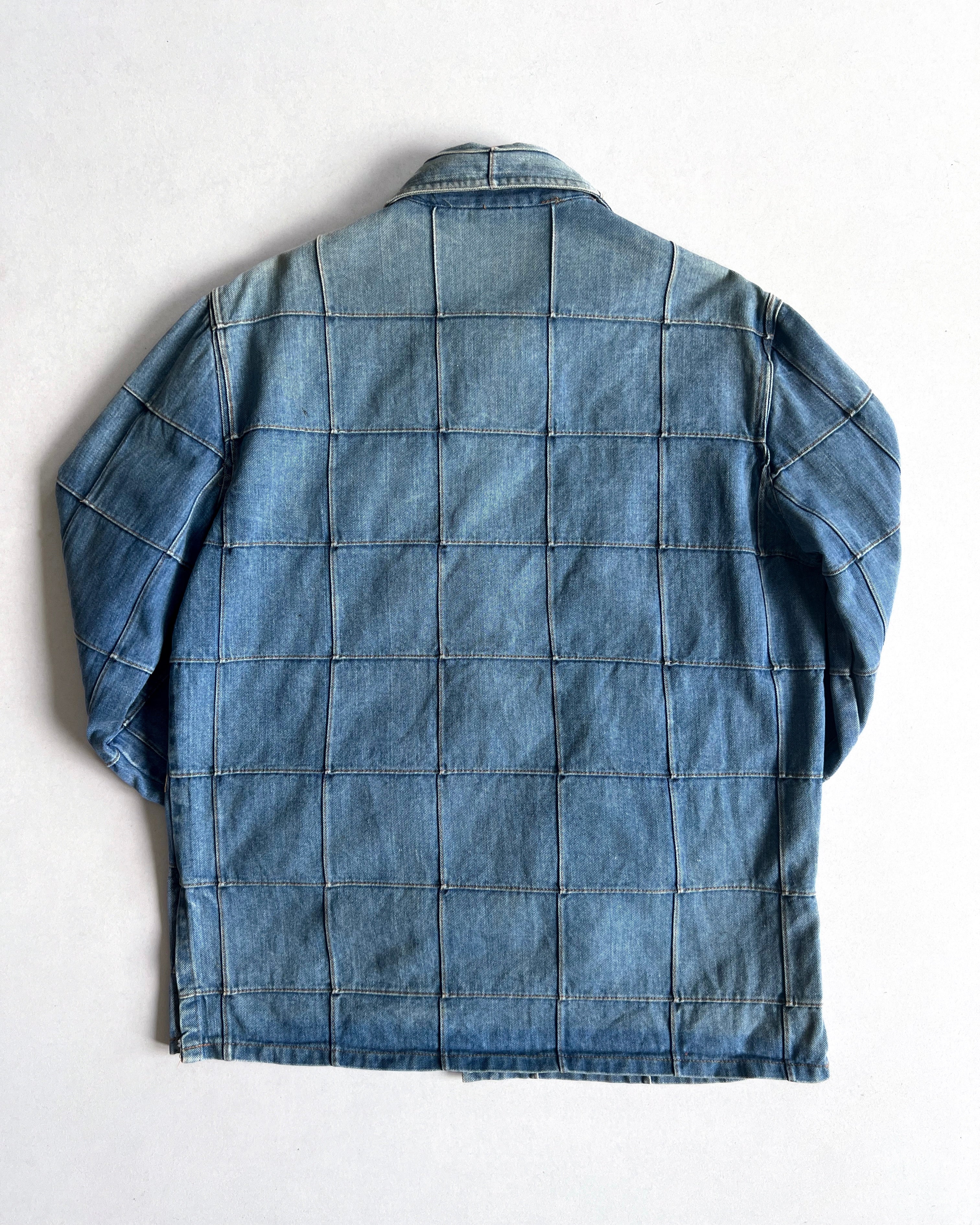 1970S SEARS HIPPIE DENIM BUTTON-UP SHIRT (L)