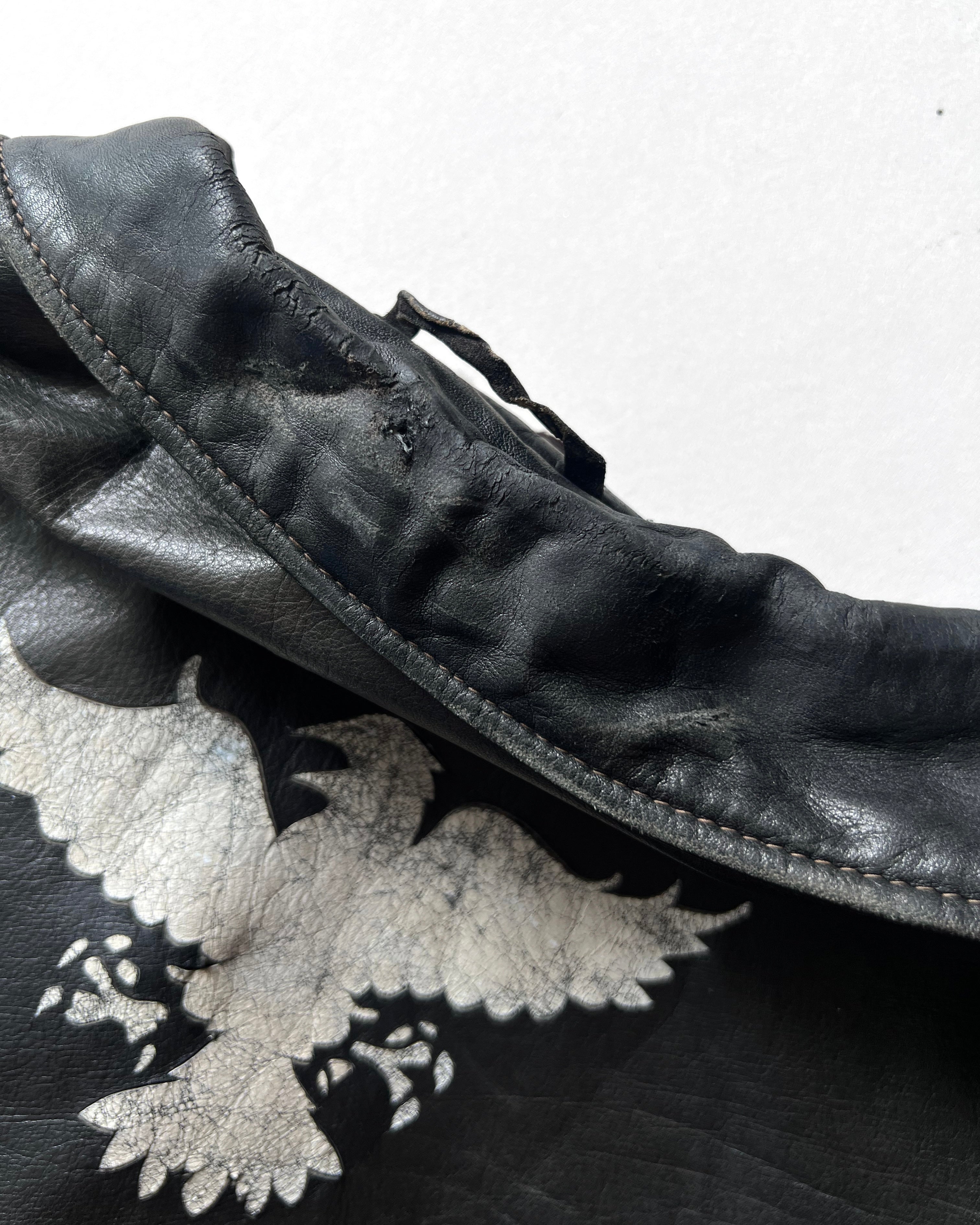 1980S SCHOTT PAINTED A-2 LEATHER JACKET (M)