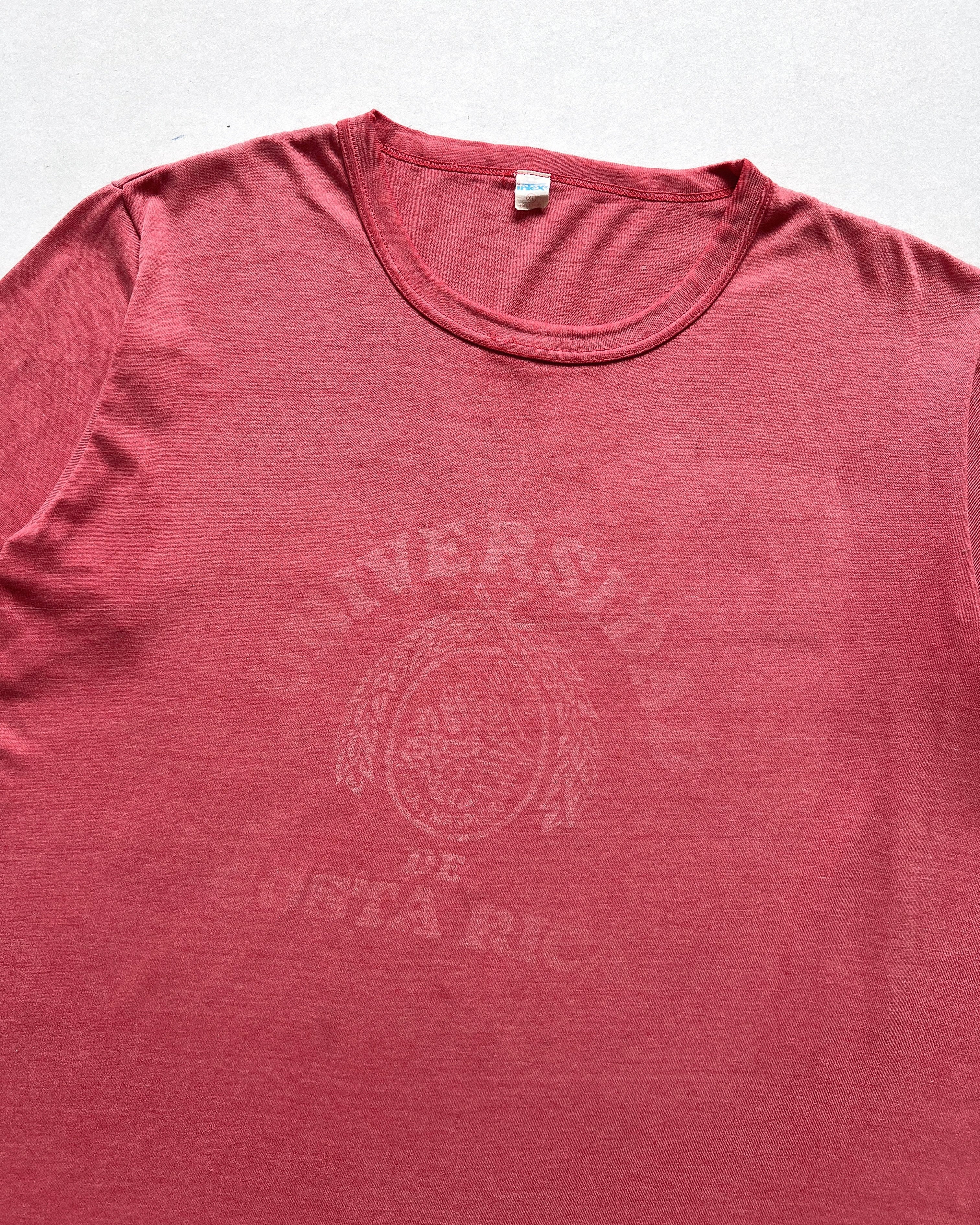 1970S FADED 'UNIVERSITY OF COSTA RICA' SINGLE STITCH TEE (XL)
