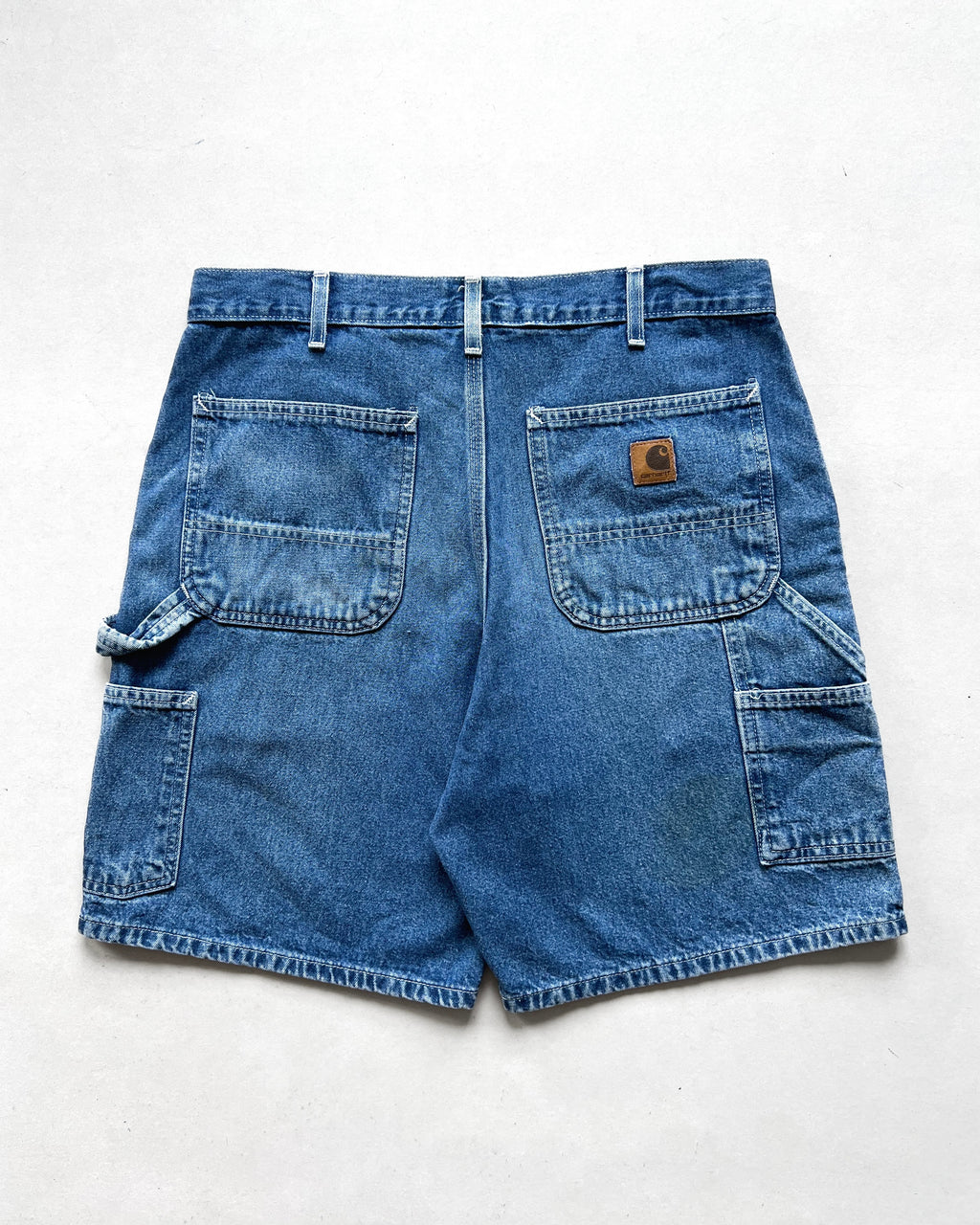2000S CARHARTT DENIM CARPENTER SHORT (34)