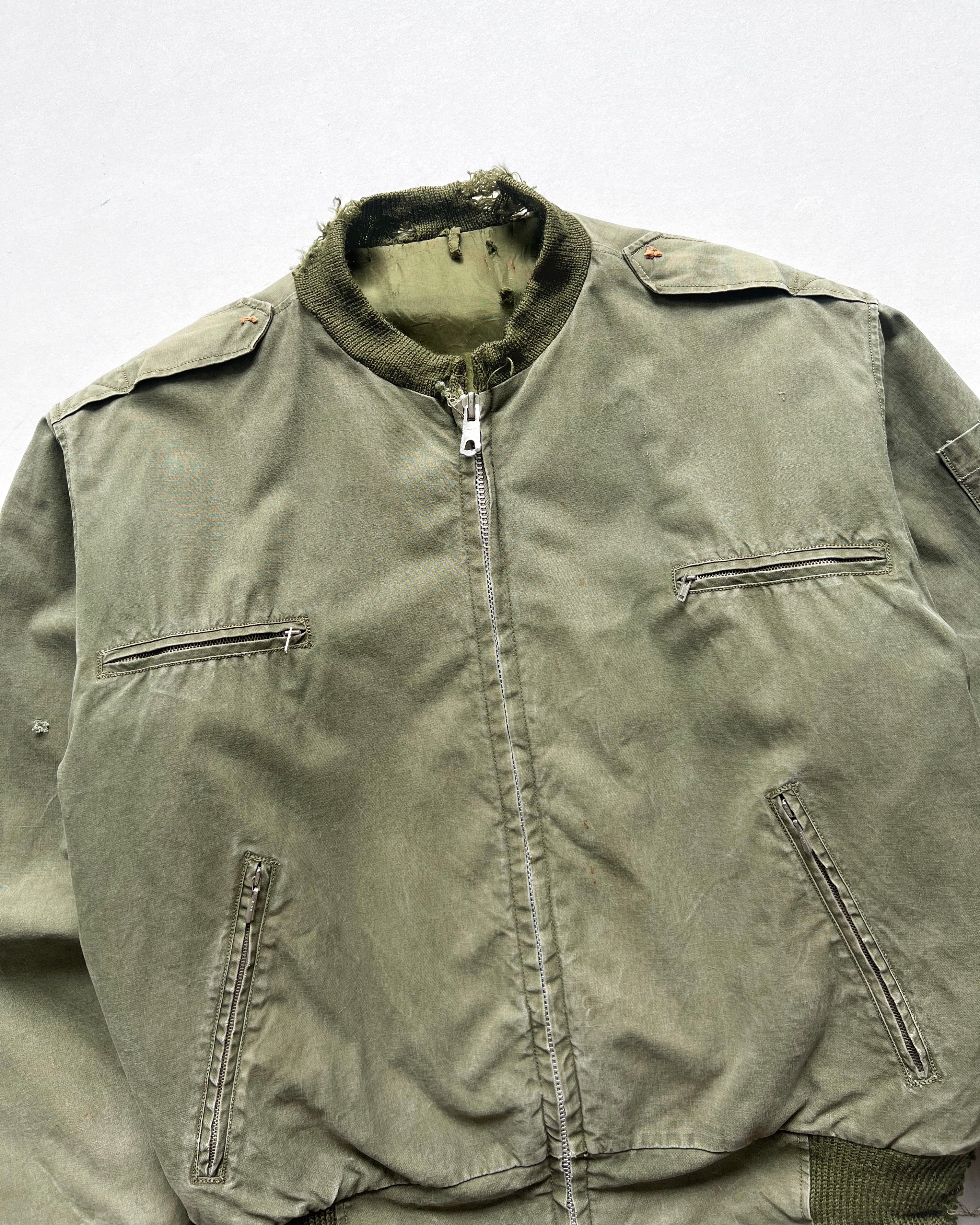 1950S GERMAN MULTI-POCKETS MILITARY JACKET (L)