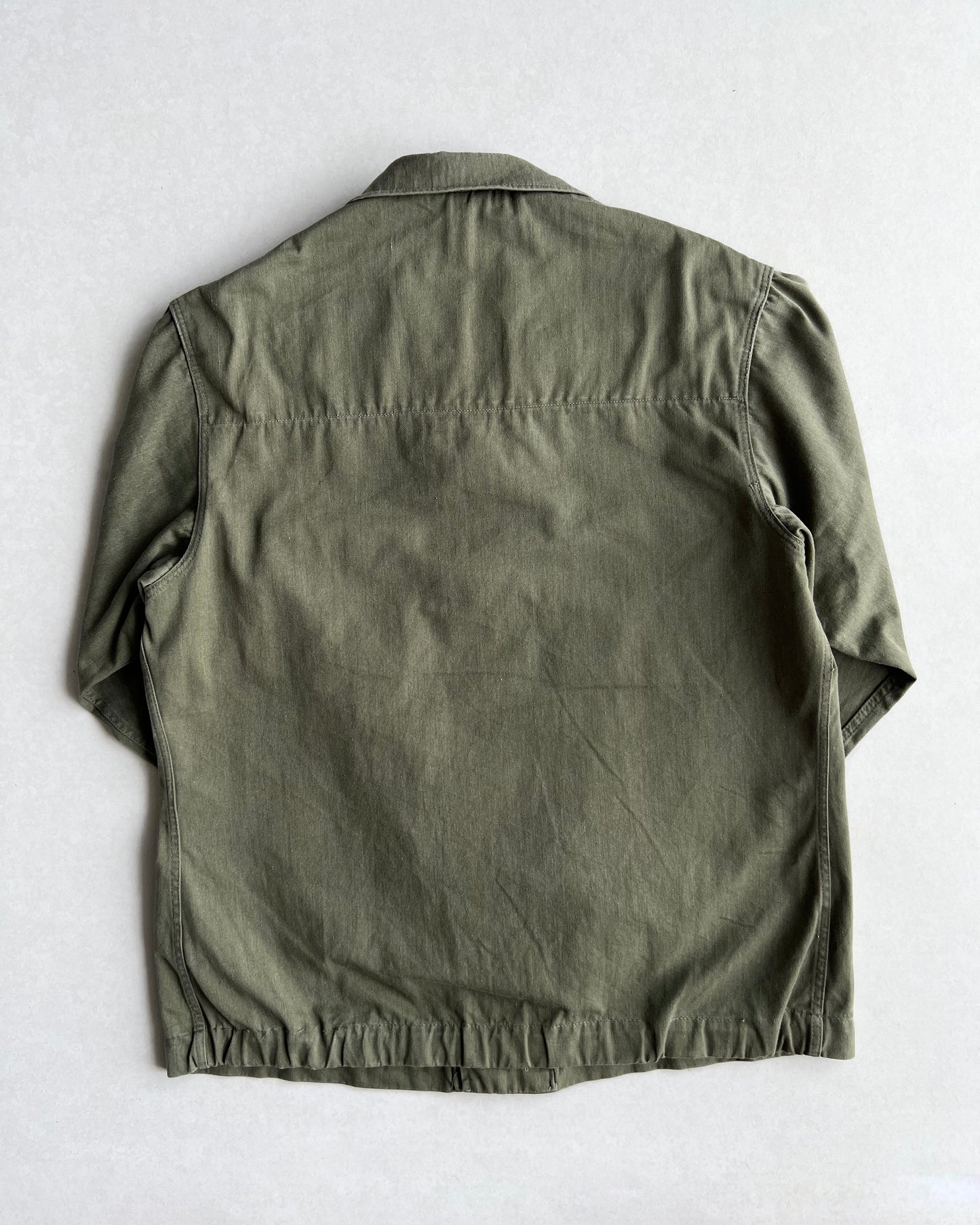 1970S OLIVE EAST GERMAN ARMY SHIRT (M/L)