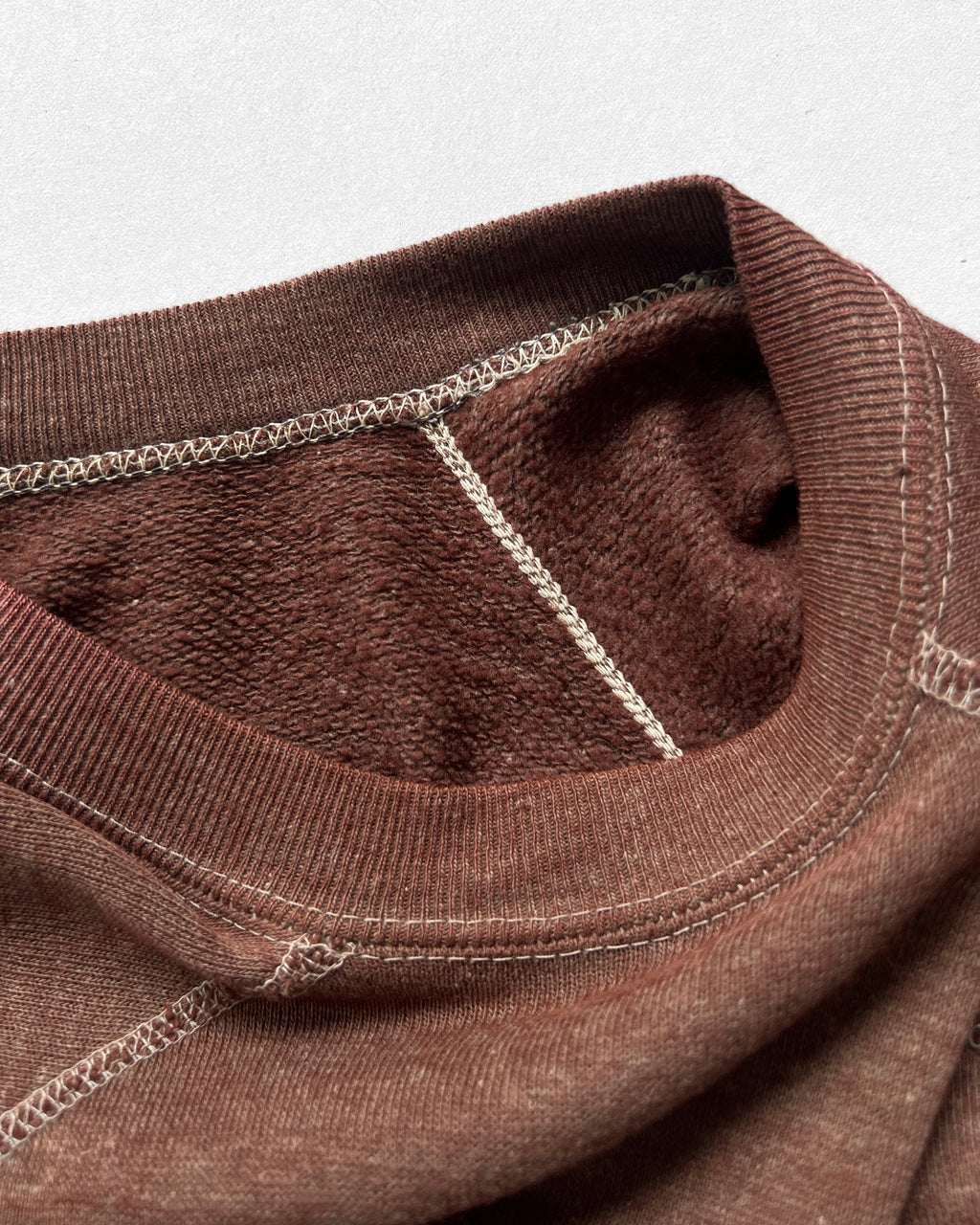 1970S BROWN SHORTSLEEVES RAGLAN SWEATSHIRT (L)