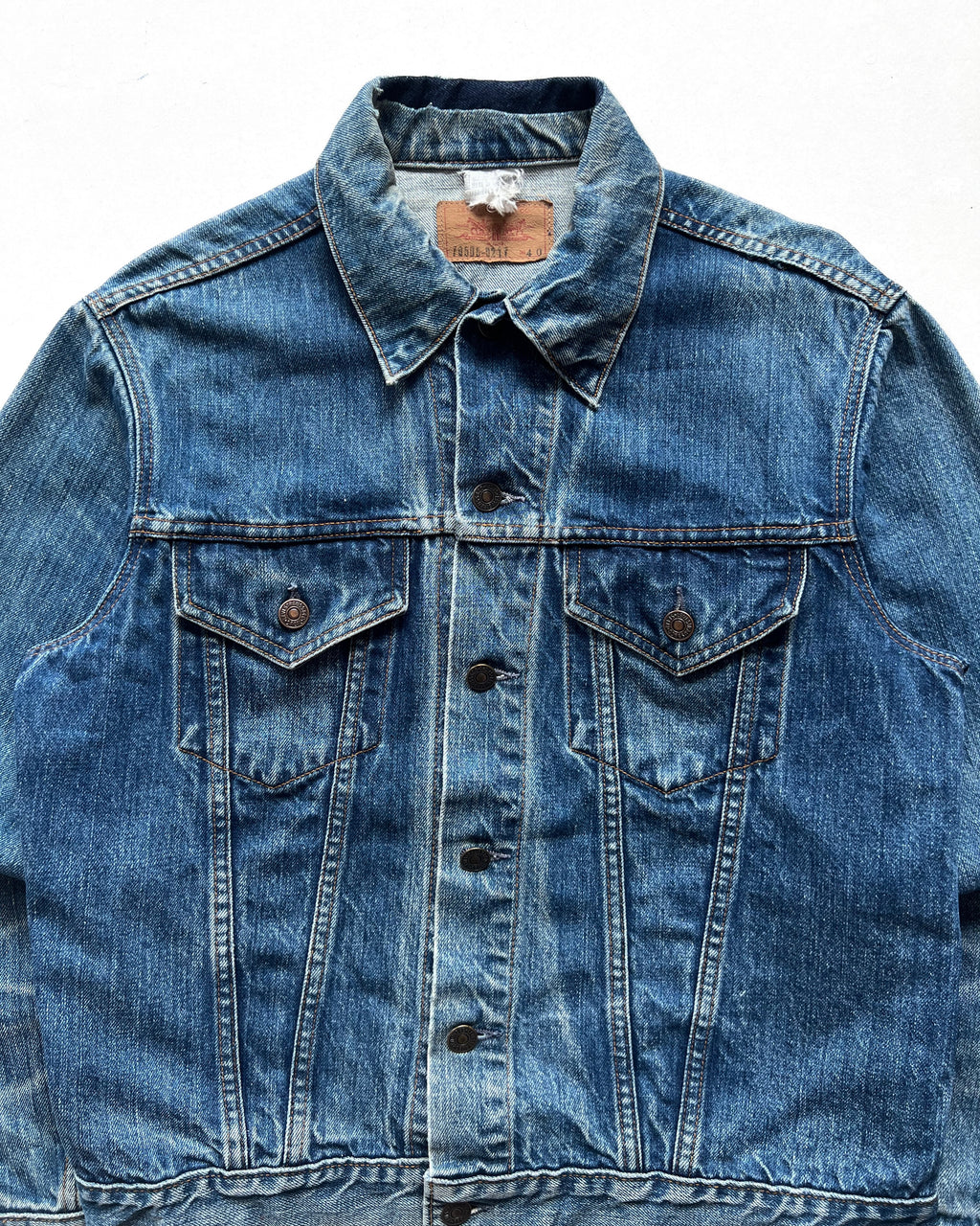 1970S LEVI'S 70505 BIG E TYPE III DENIM JACKET (M)