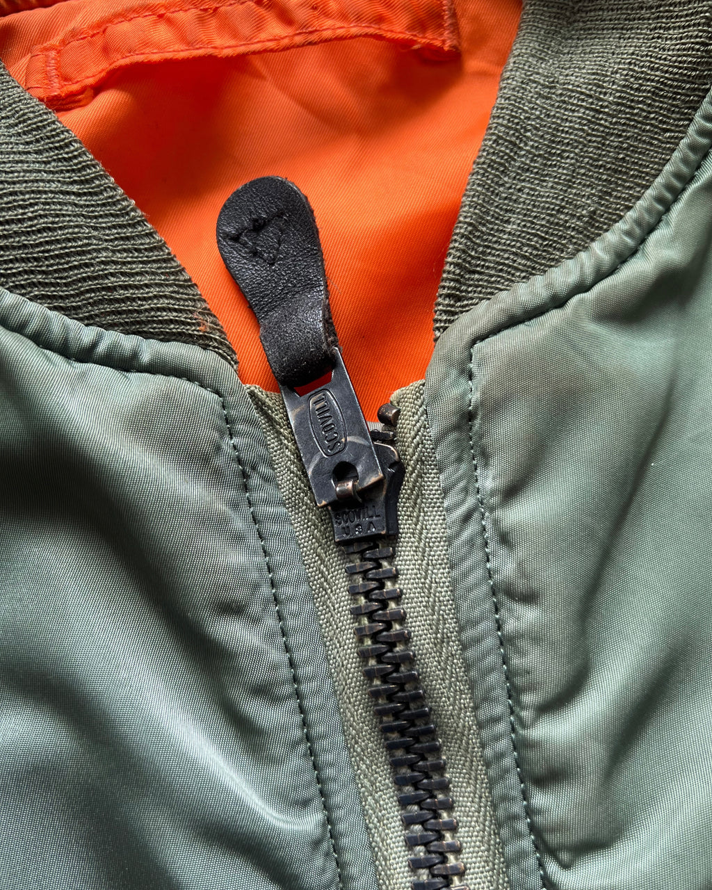 1980S ALPHA INDUSTRIES USAF MA-1 BOMBER (L)