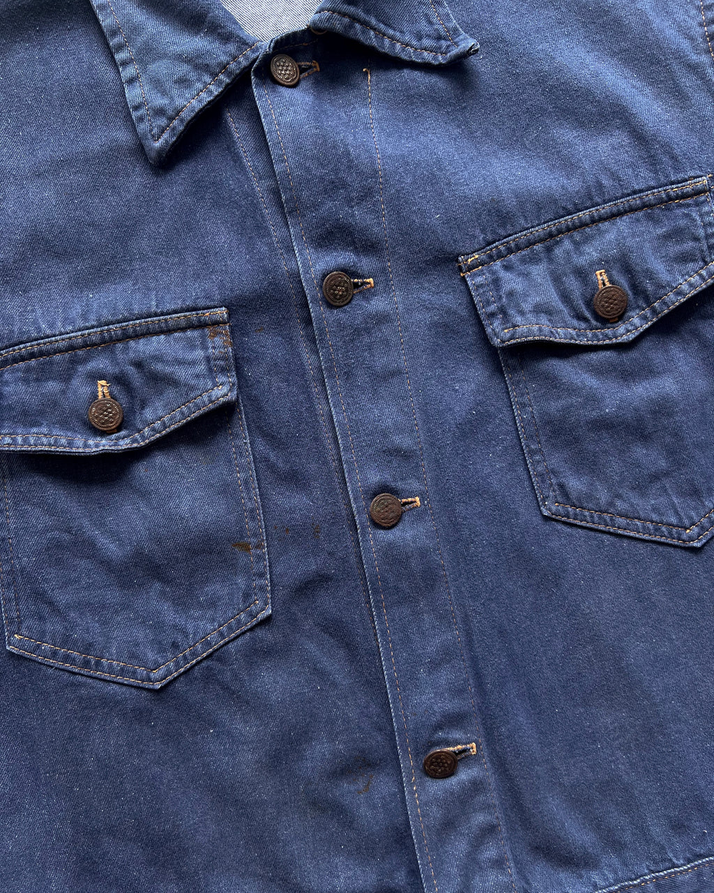 1950S BREVETE SGDG EURO 13 STARS DENIM JACKET (L)