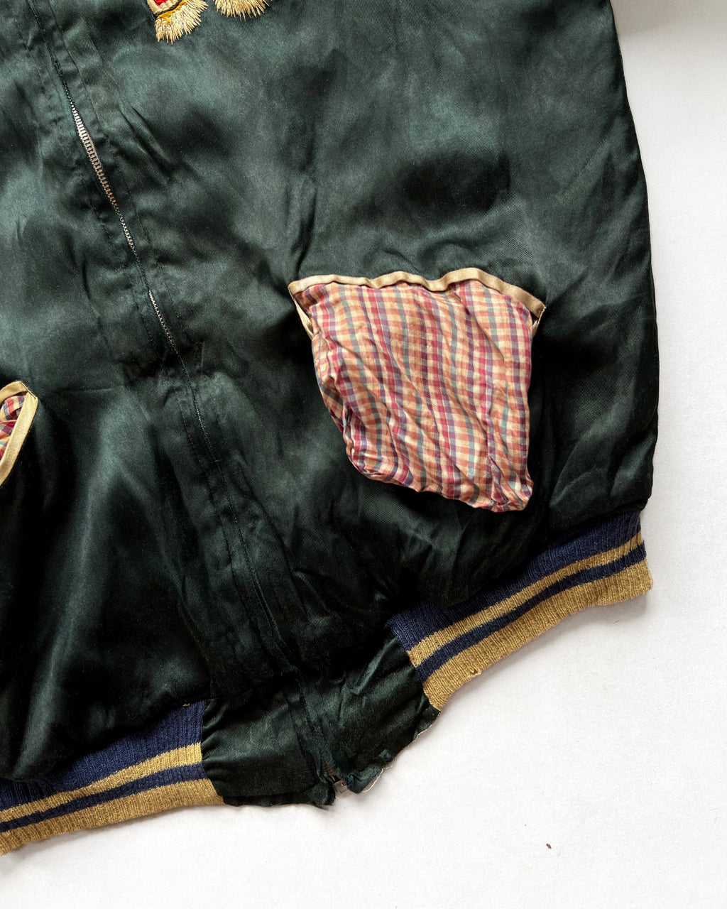 1950S MULTICOLOUR JAPAN REVERSIBLE SUKAJAN (L)