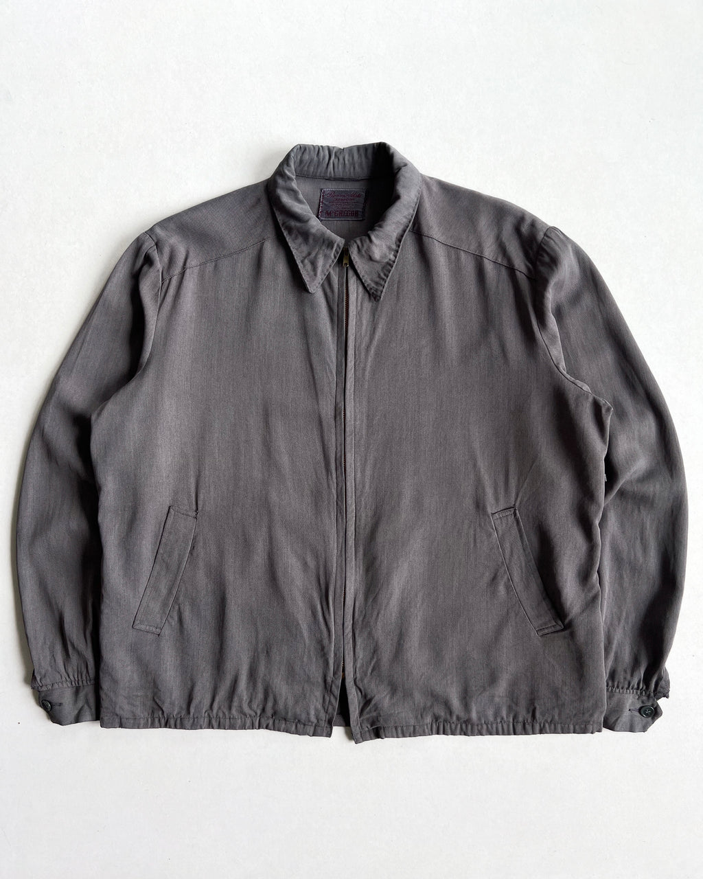 1950S OVERDYED MCGREGOR GABARDINE JACKET (L)