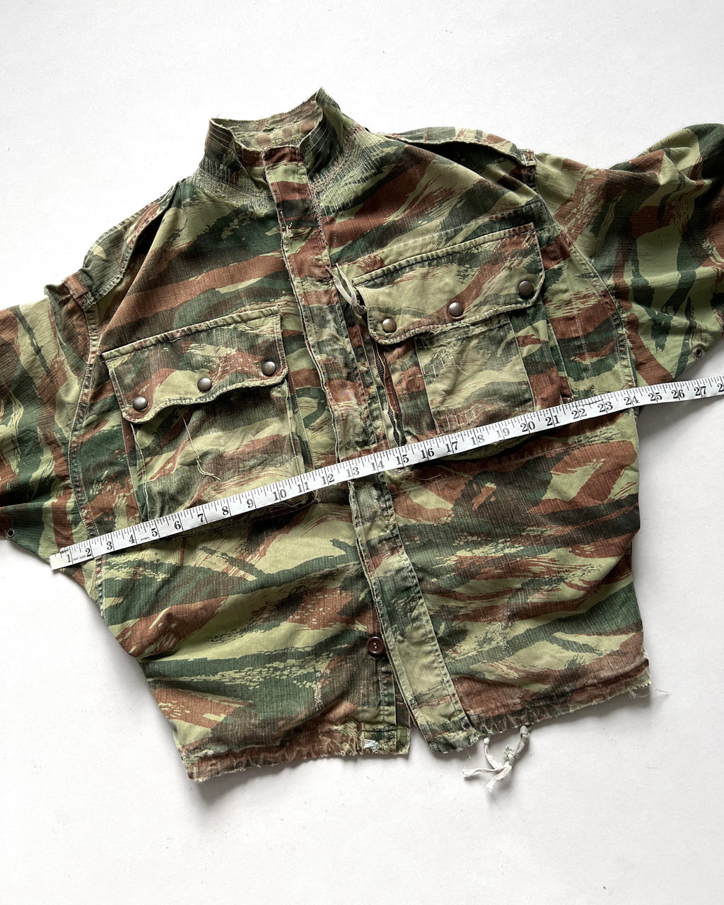 1950S FRENCH LIZARD CAMO PARATROOPER JACKET (L)