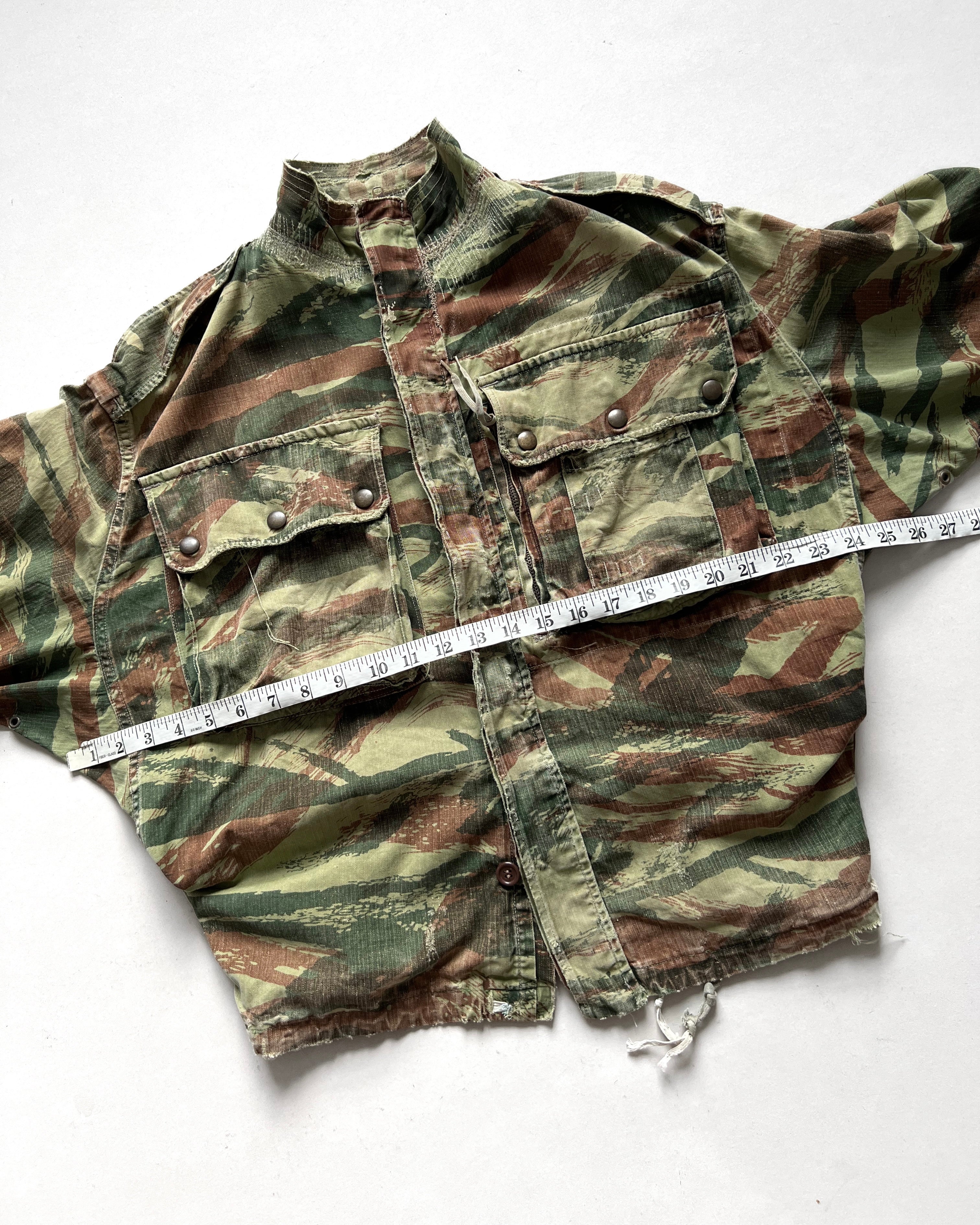 1950S FRENCH LIZARD CAMO PARATROOPER JACKET (L)