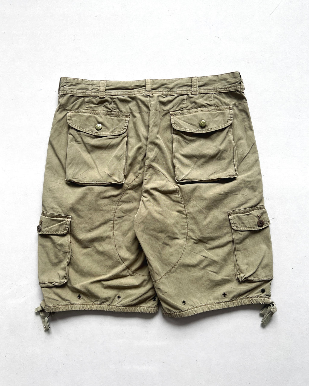 1990S RALPH LAUREN MULTI-POCKETS CARGO SHORTS (33)