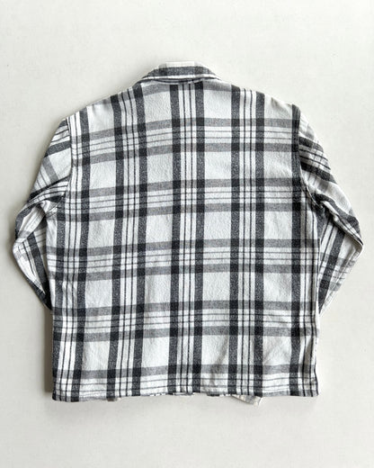 1980S BIG MAC ST. JOHN'S WHITE PLAID FLANNEL (L)