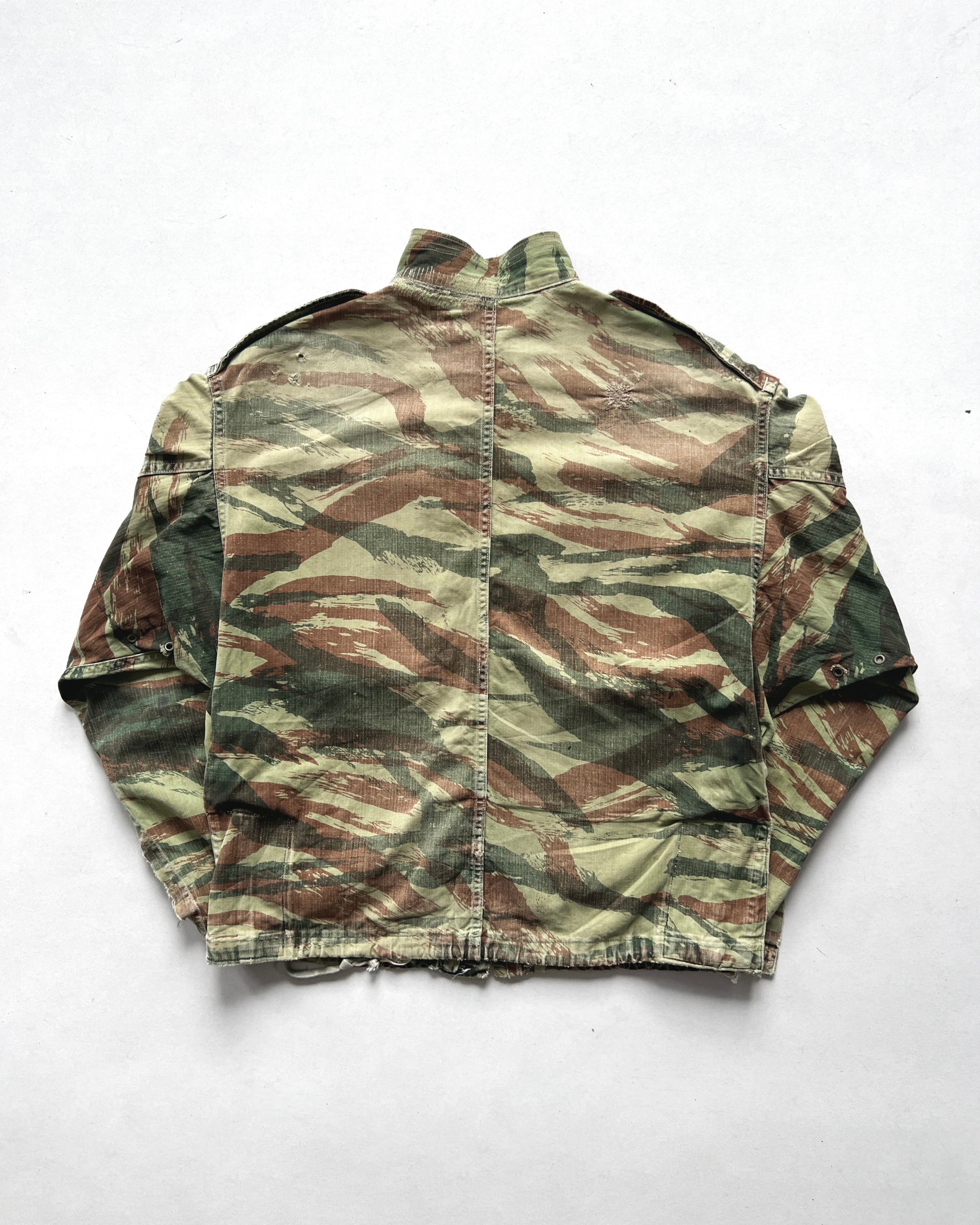 1950S FRENCH LIZARD CAMO PARATROOPER JACKET (L)
