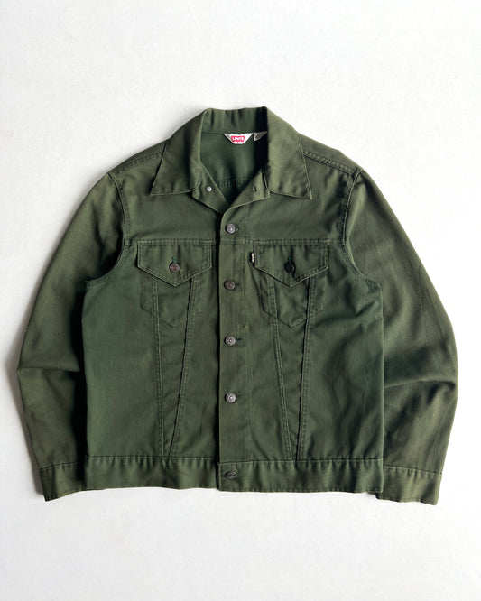 1970S GREEN LEVI'S BIG E TYPE III TRUCKER JACKET (M)