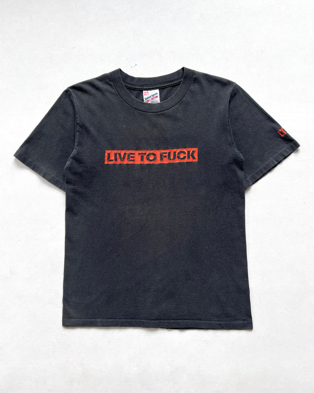 1990S 'LIVE TO F*CK, DIVE TO F*CK' SINGLE STITCH TEE (S)