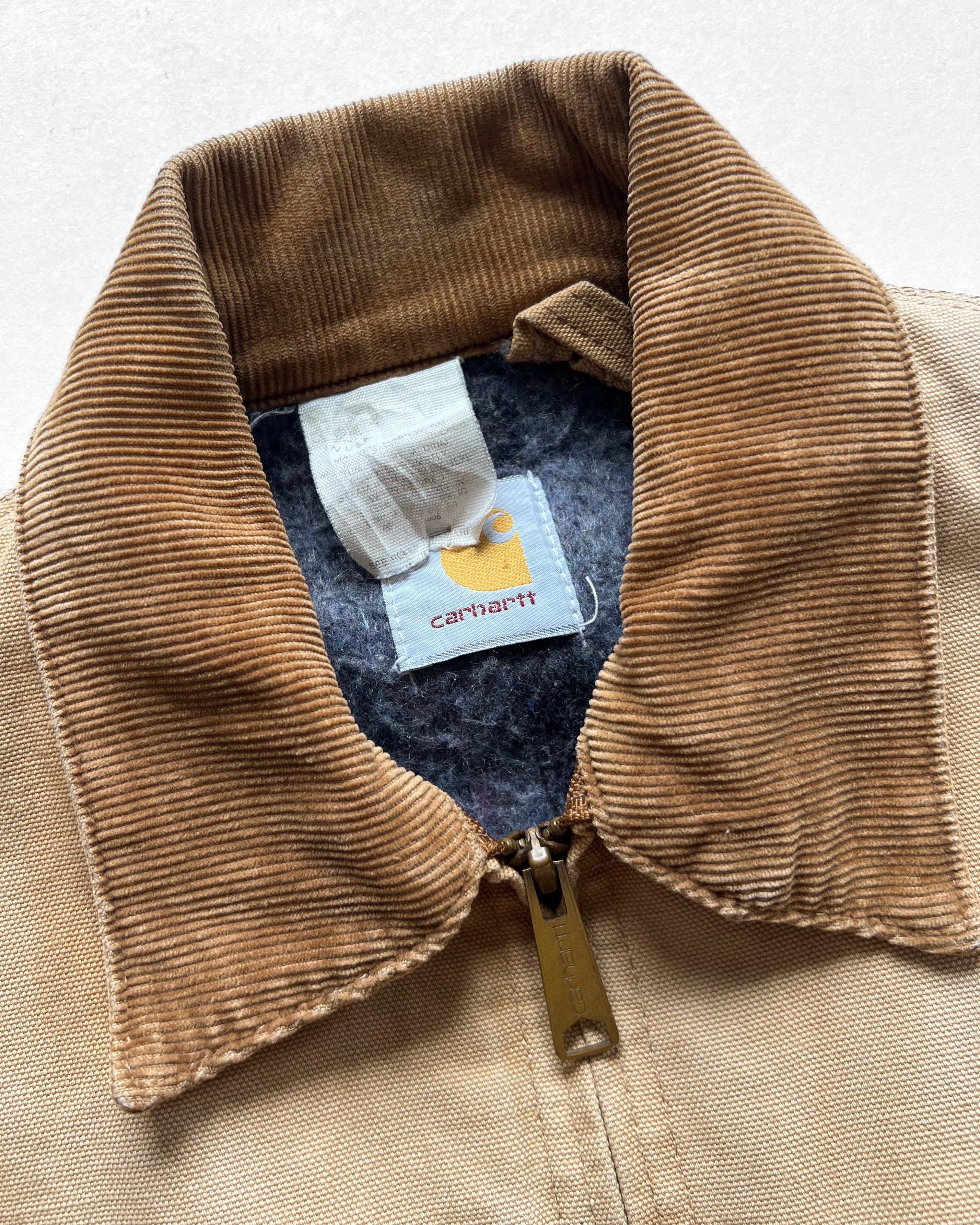 1980S SUN FADED CARHARTT DETROIT WORK JACKET (L)