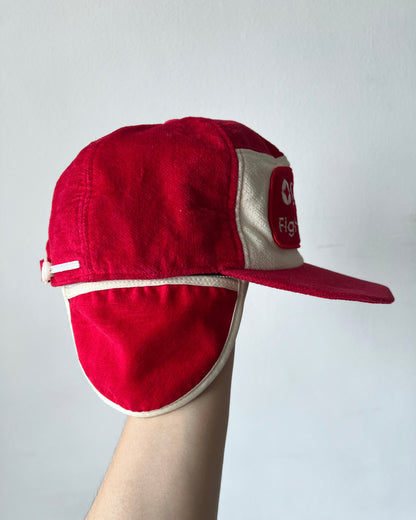 1990S 'SPALDING FIGHTING SPIRIT' VELVET TRUCKER HAT (OS)