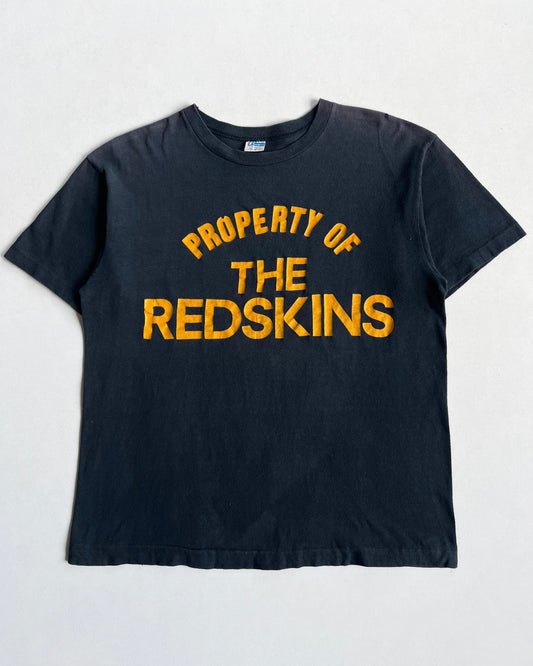 1970S CHAMPION 'PROPERTY OF THE REDSKINS' TEE (L)