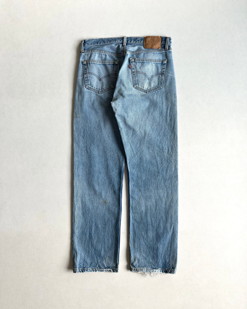 1990S FADED LEVI'S 501 DISTRESSED JEANS (34)