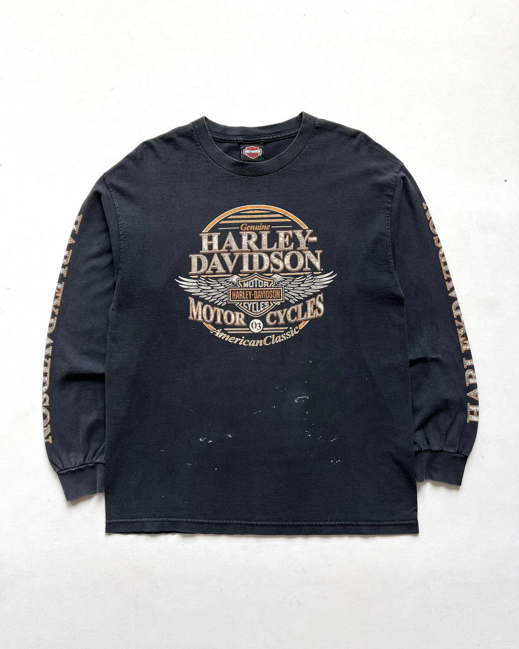 2000S HARLEY DAVIDSON LONGSLEEVES TEE (L)