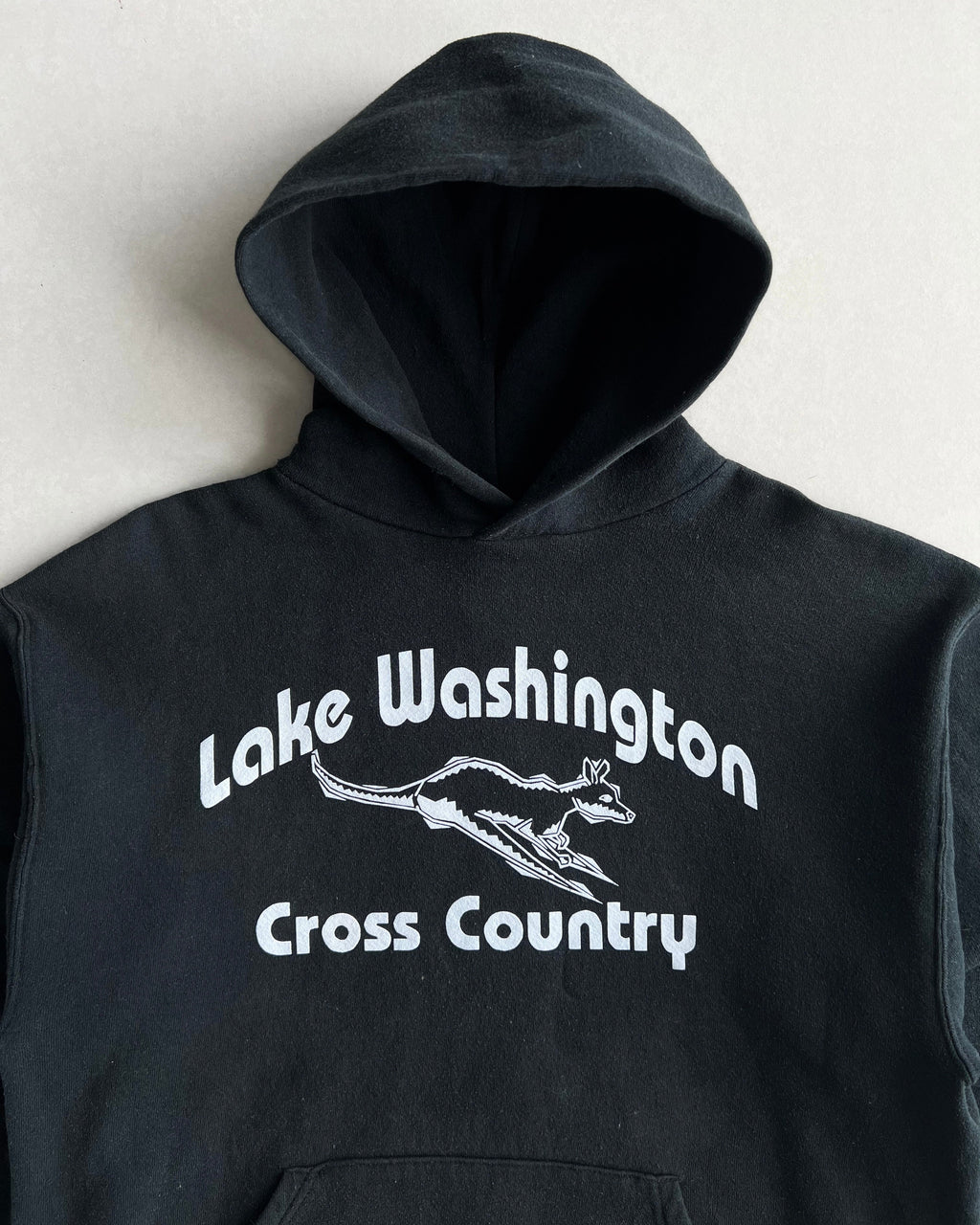1990S RUSSELL 'LAKE WASHINGTON CROSS COUNTRY' HOODIE (M)