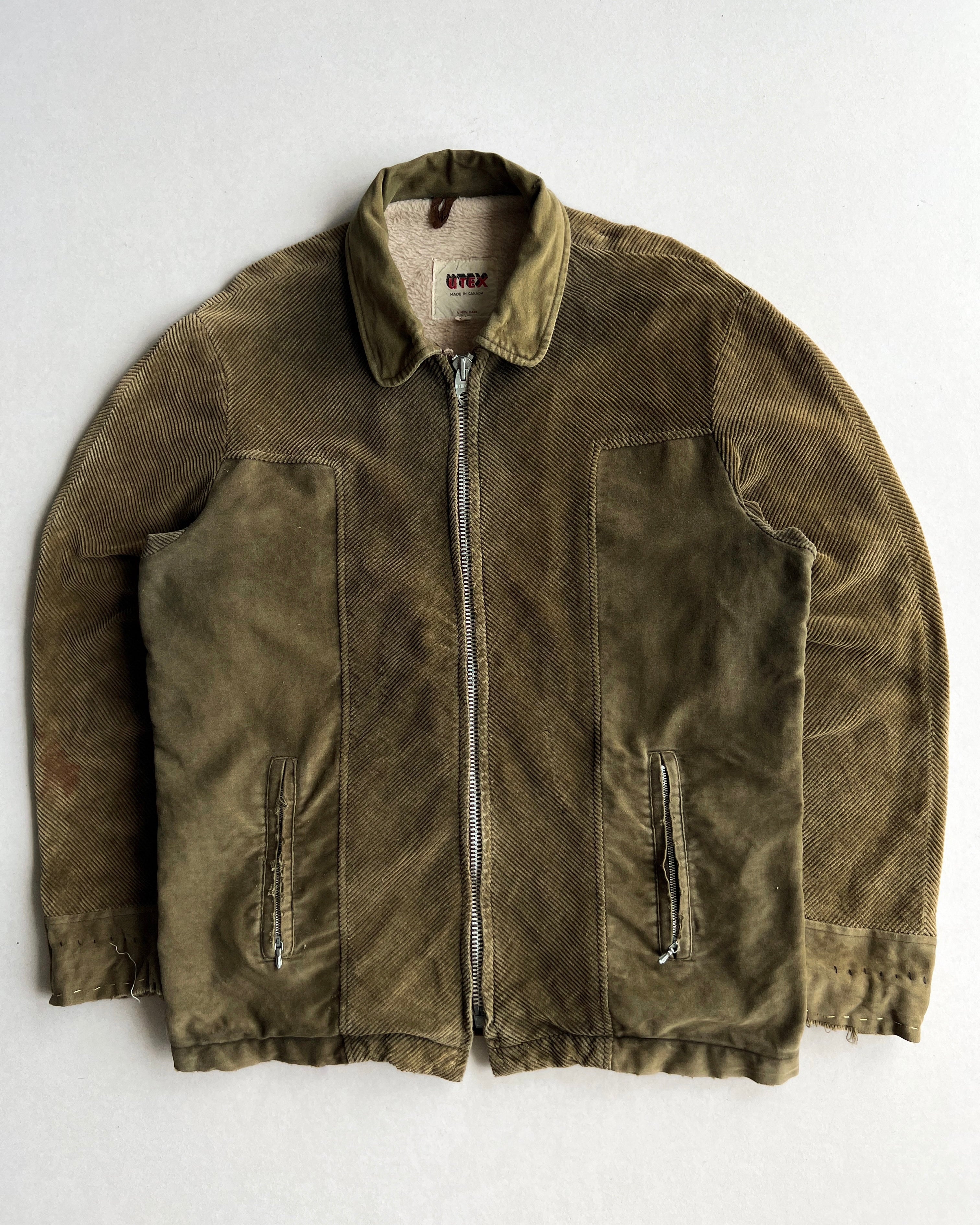 1960S UTEX CORDUROY WORK JACKET (M/L)