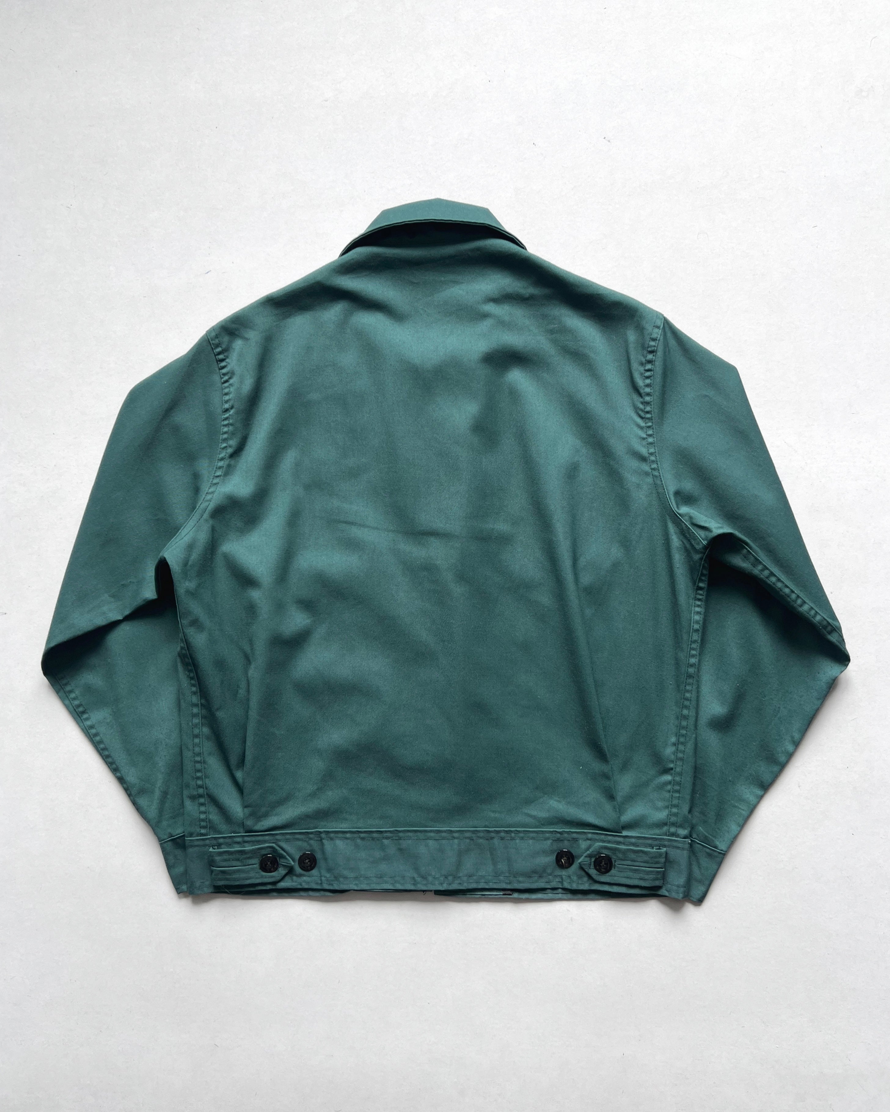 1960S EMERALD GREEN DOUBLE WORK JACKET (L)