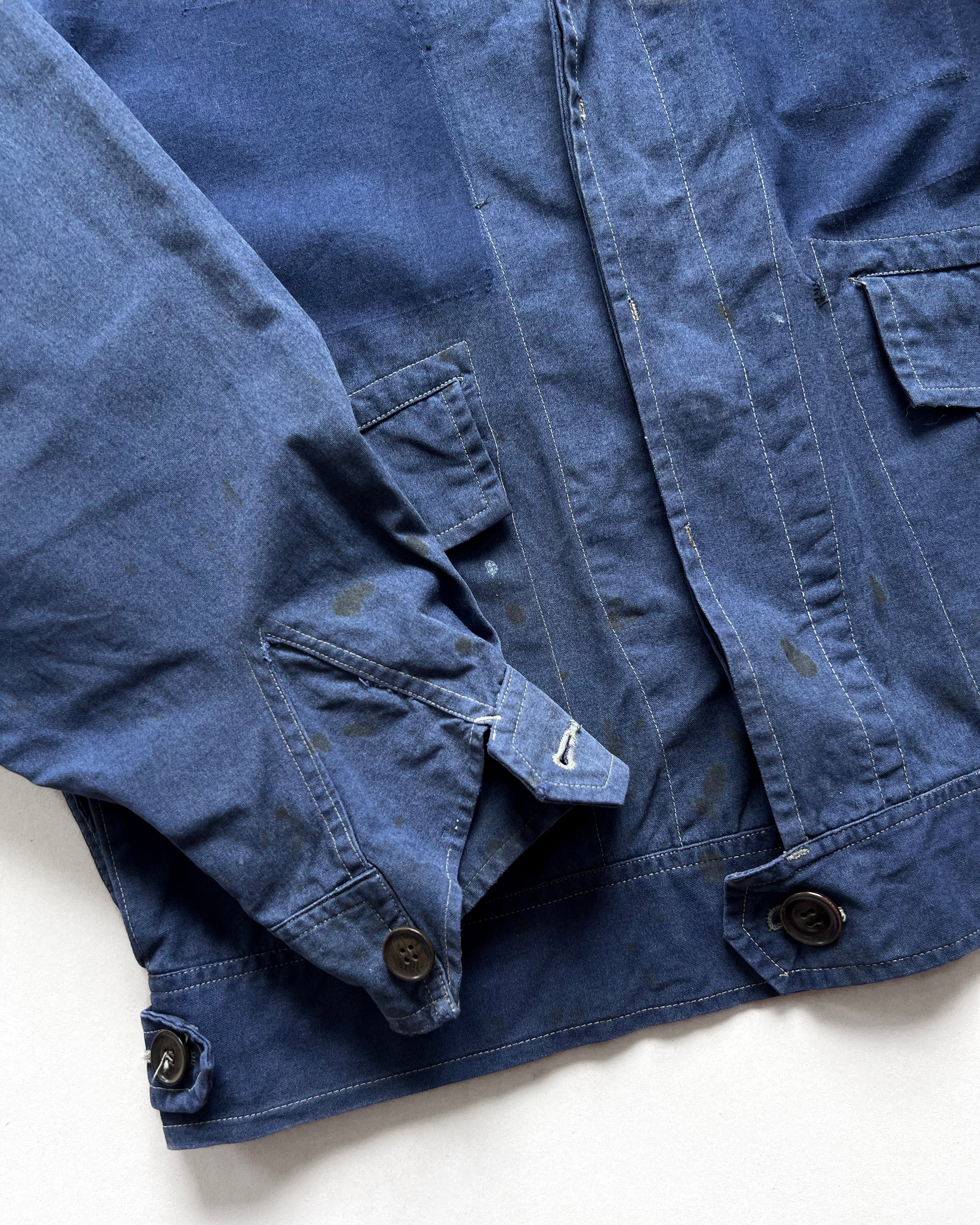 1960S FADED INDIGO JAPANESE WORK JACKET (M)