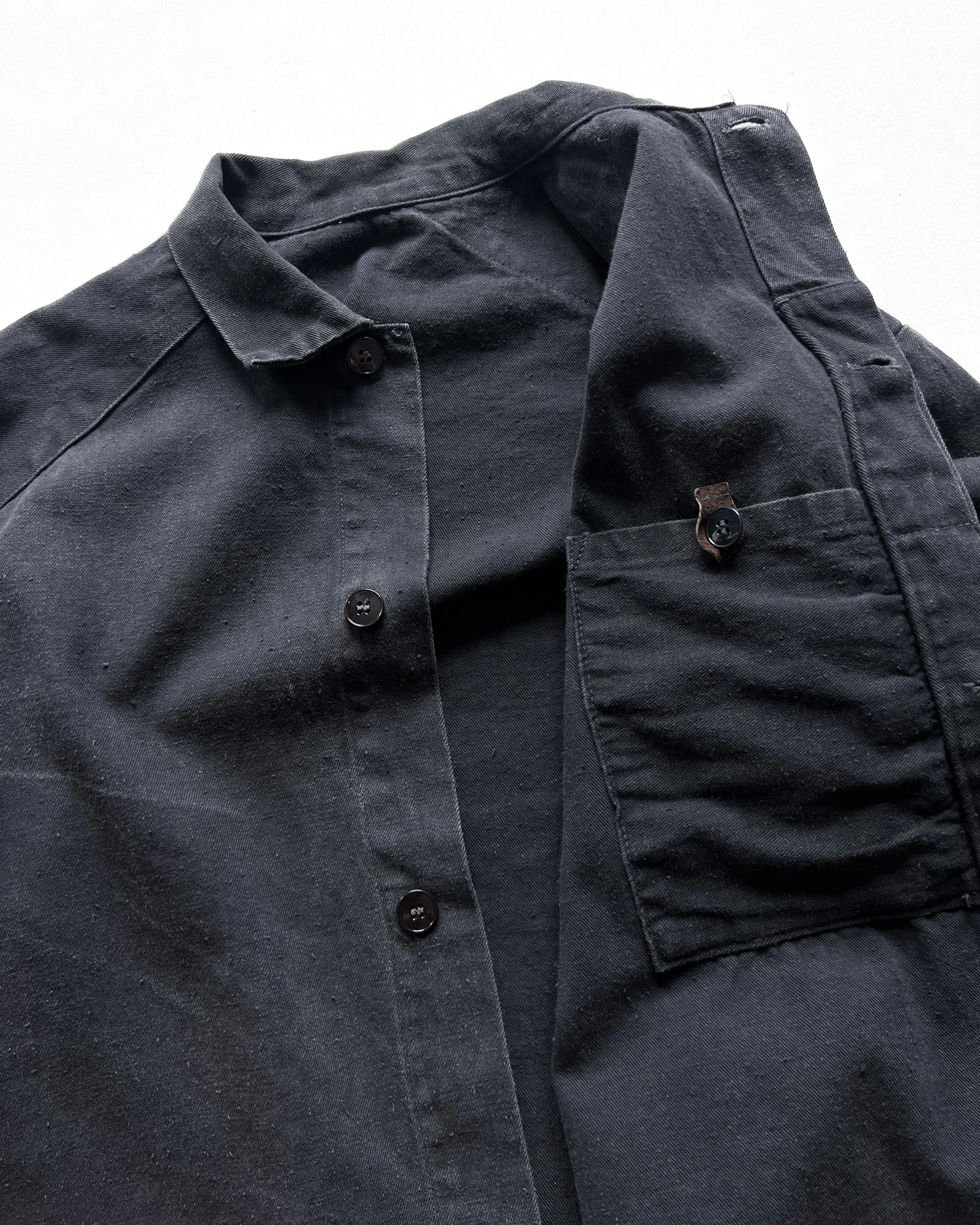 1960S GERMAN OLD COTTON WORK JACKET (L)
