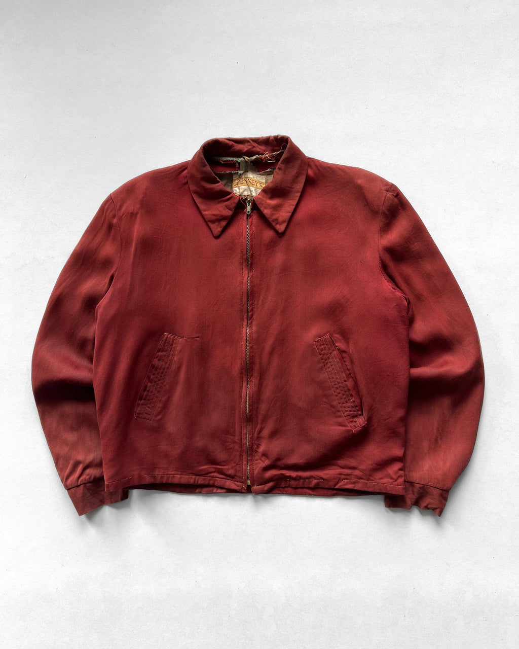 1950S PENNEY'S GABARDINE RICKY JACKET (L)