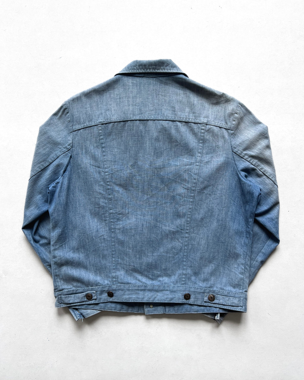 1970S GERMAN HIKING CLUB PATCHES DENIM JACKET (L)