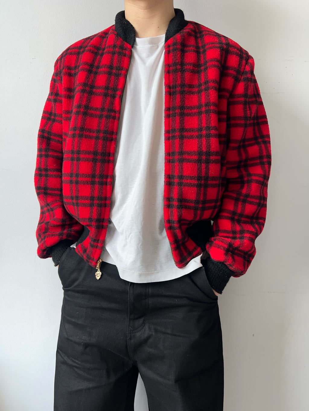 1950S MCGREGOR REVERSIBLE BOMBER JACKET (M)