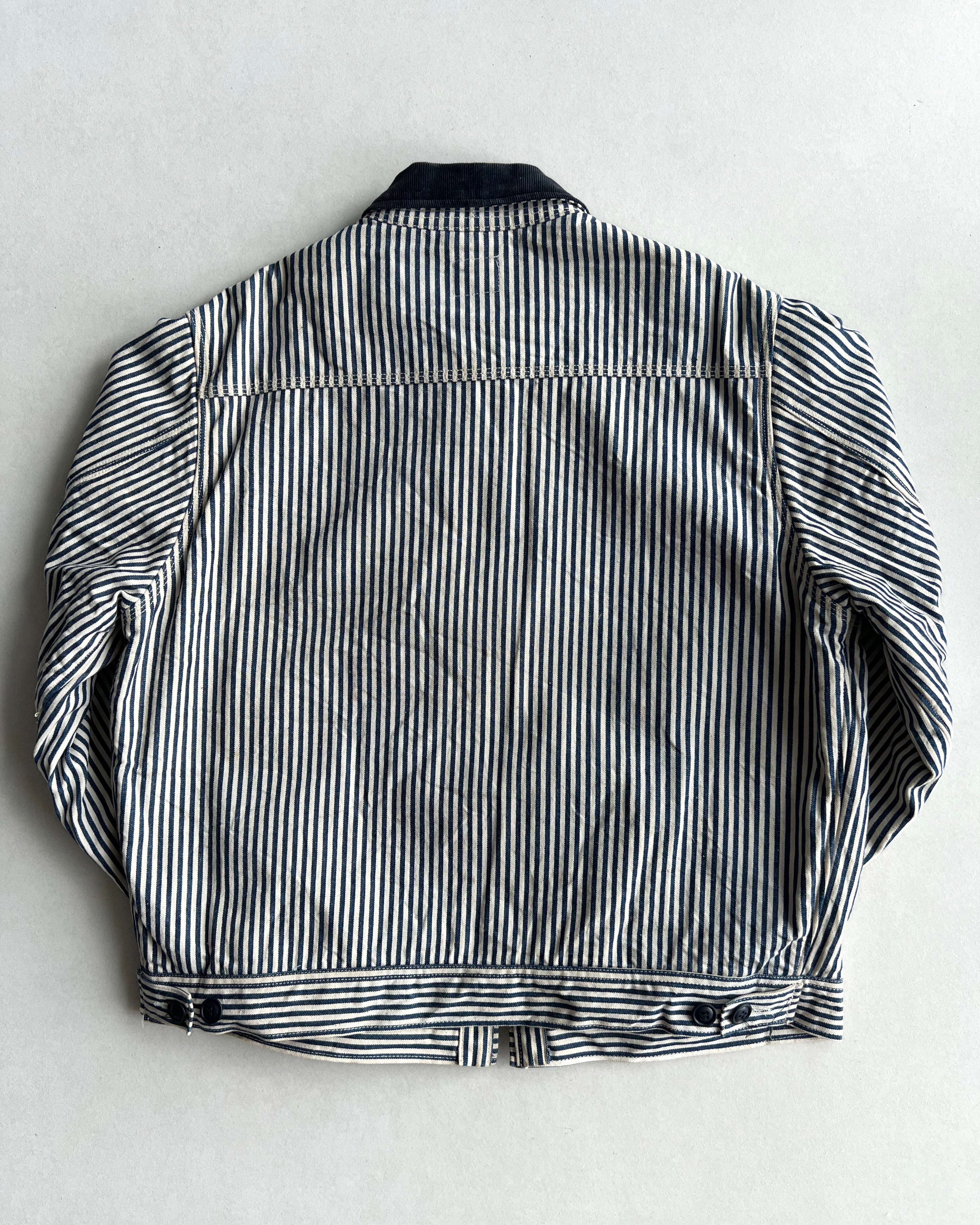 1960S WORKROOM HICKORY WORK JACKET (L)