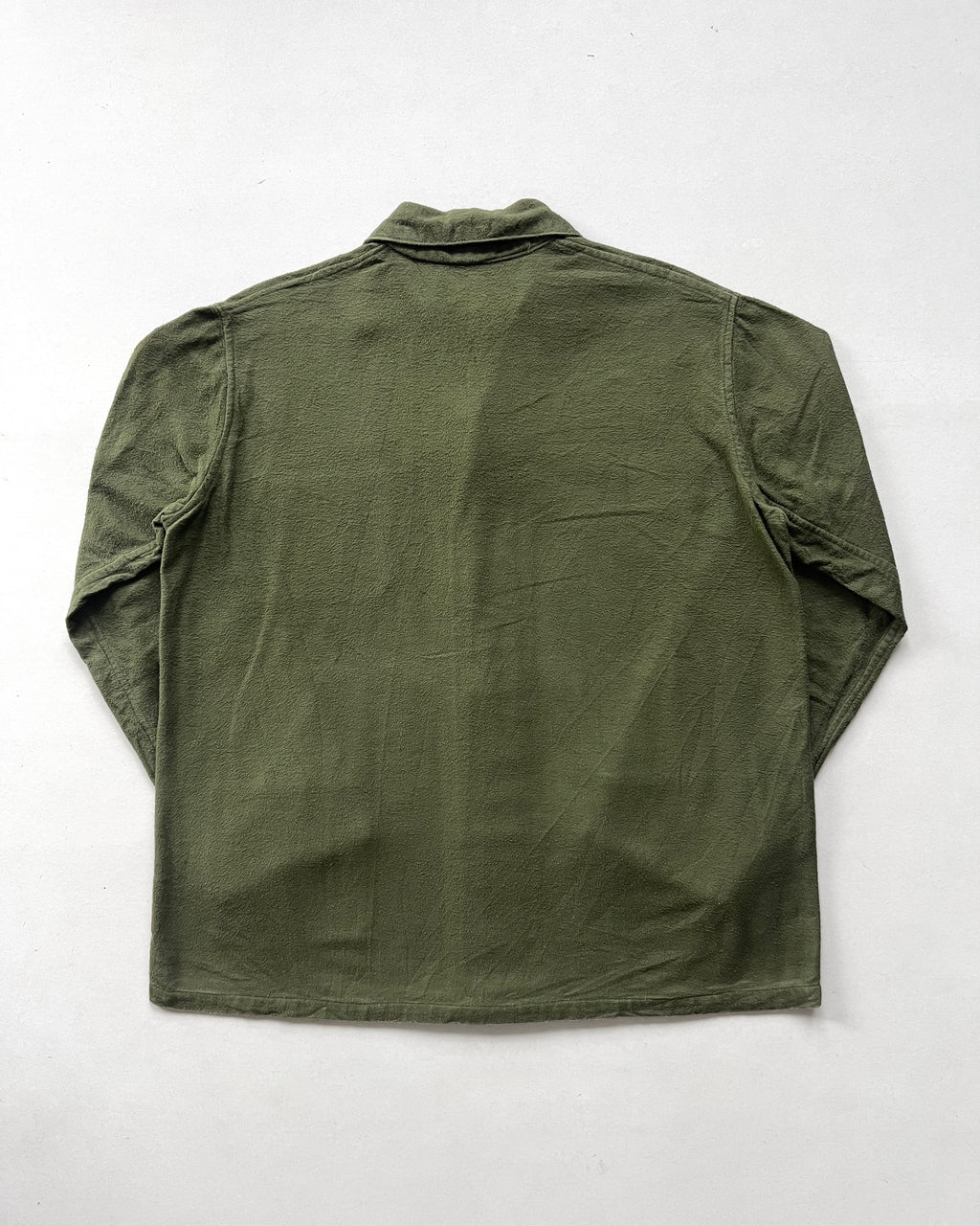 1950S OLIVE DUTCH MILITARY WORK JACKET (L)