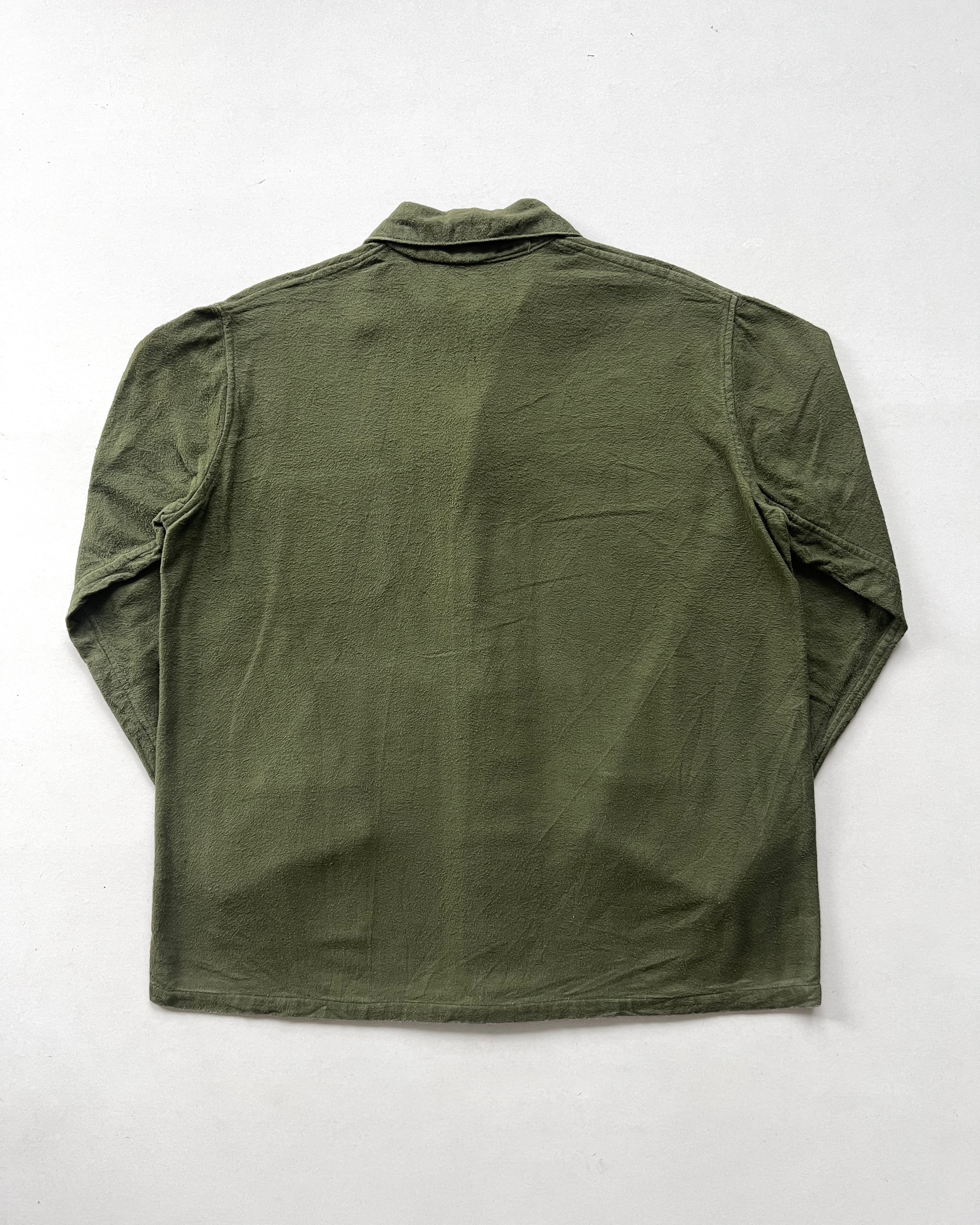 1950S OLIVE DUTCH MILITARY WORK JACKET (L)