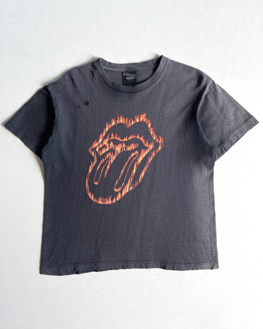 2000S SUN FADED ROLLING STONES DISTRESSED TEE (M)