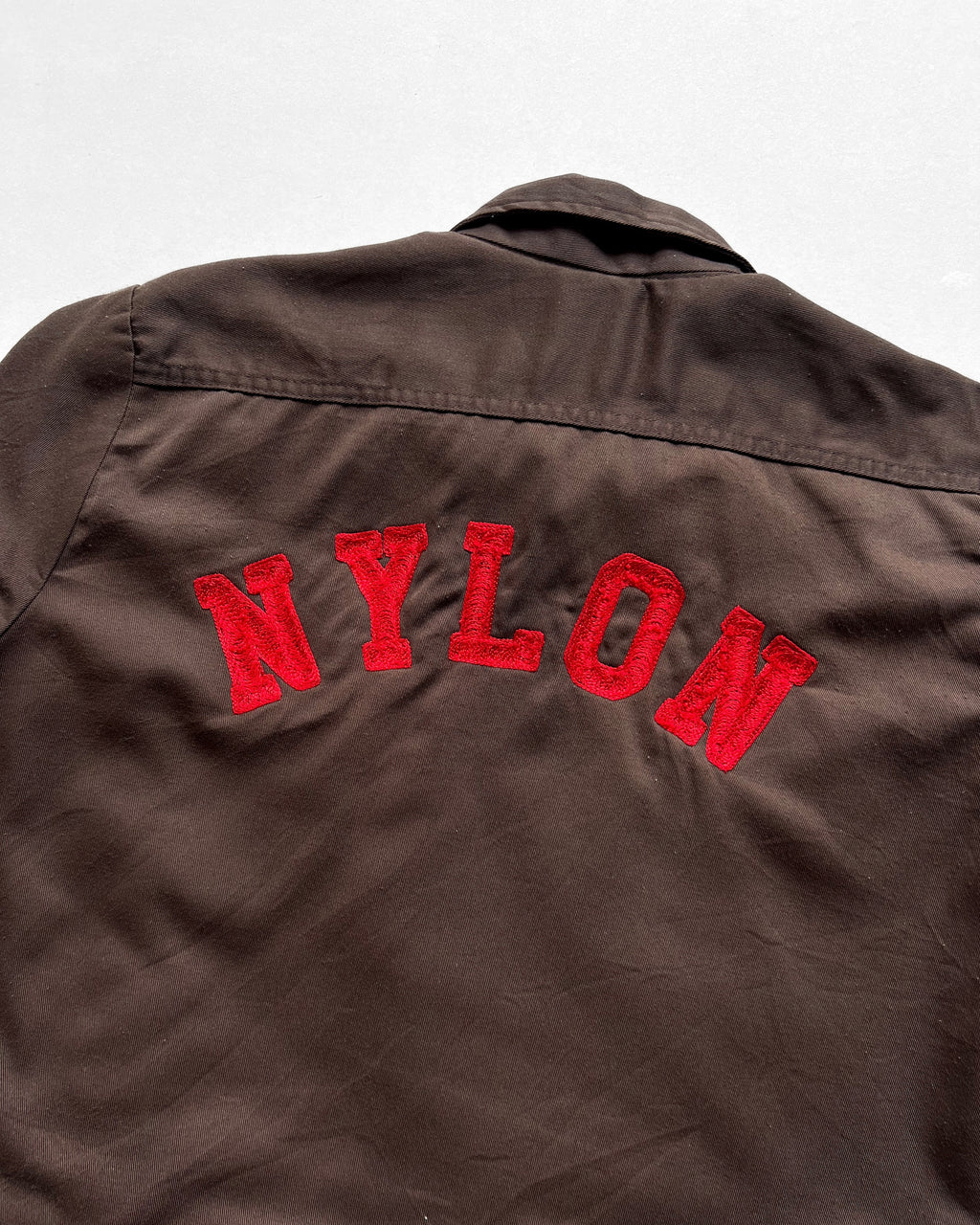 1980S DICKIES 'NYLON' EMBROIDERED WORK JACKET (L)