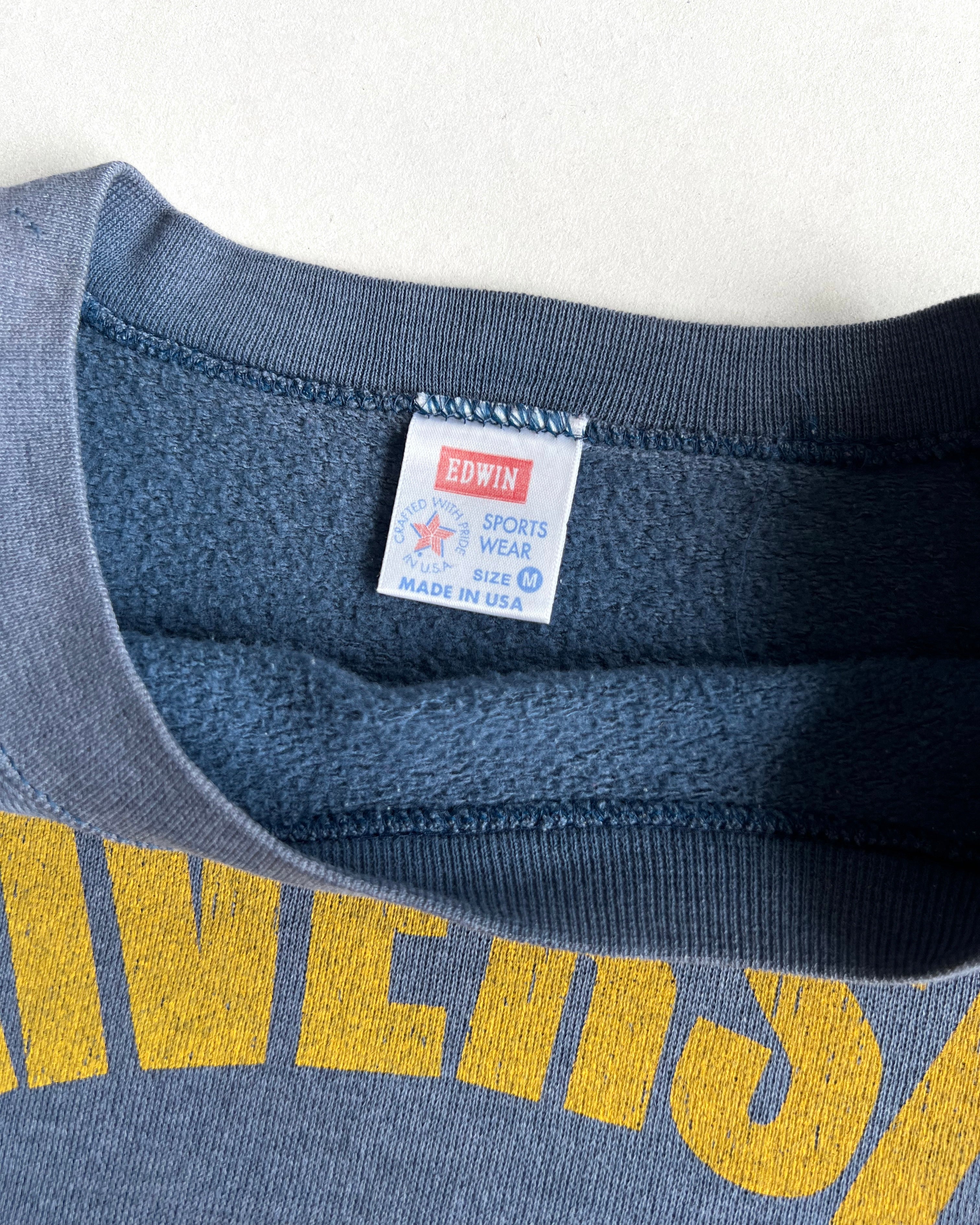 1990S 'UNIVERSITY OF MISSOURI' RAGLAN SWEATSHIRT (L)