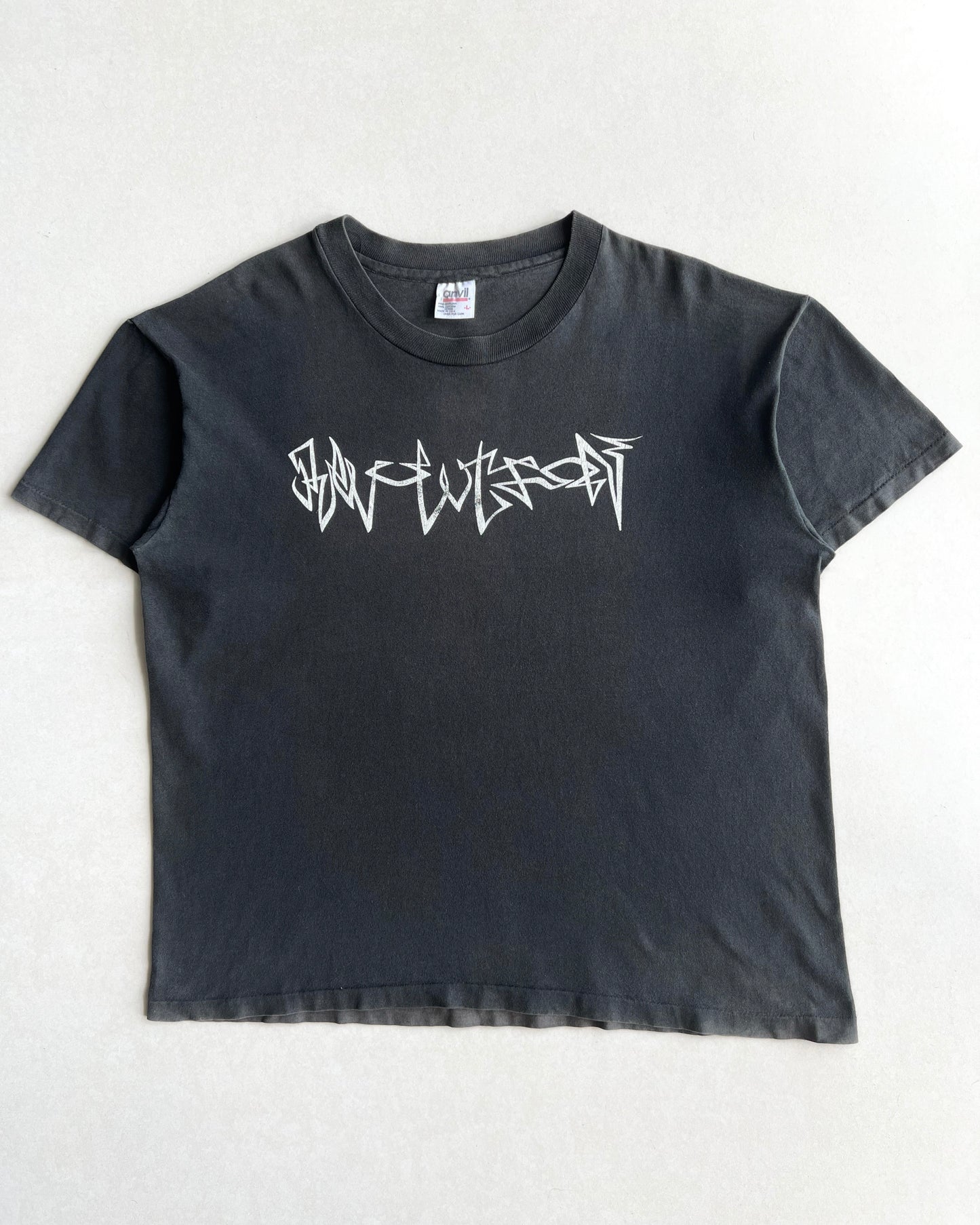 1990S FADED 'MADE IN THE GHETTO' SINGLE SITCH TEE (L)