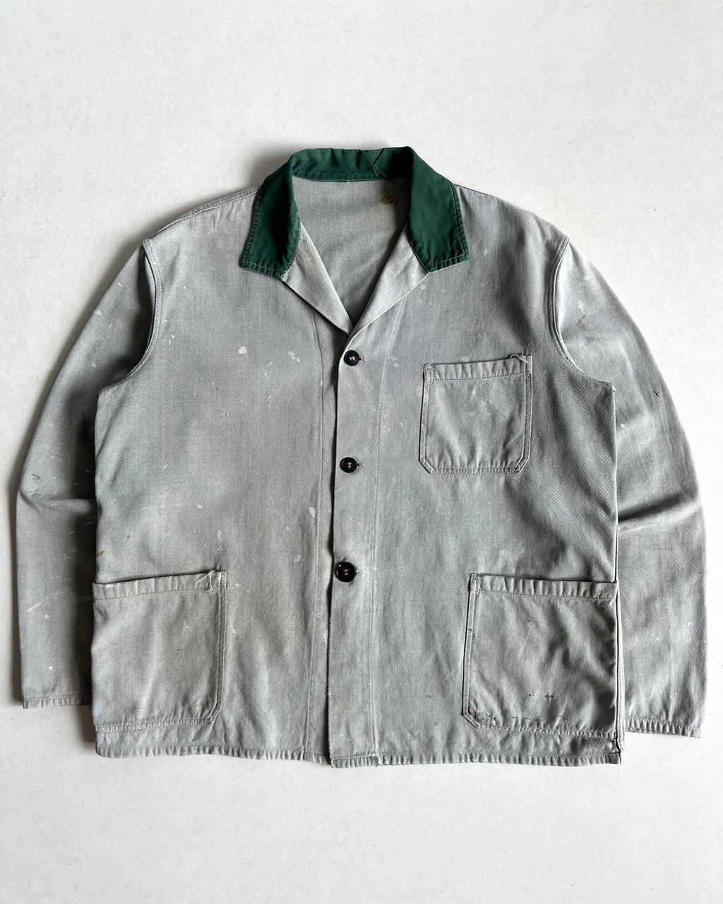 1950S TWO-TONE FRENCH WORK JACKET (L)