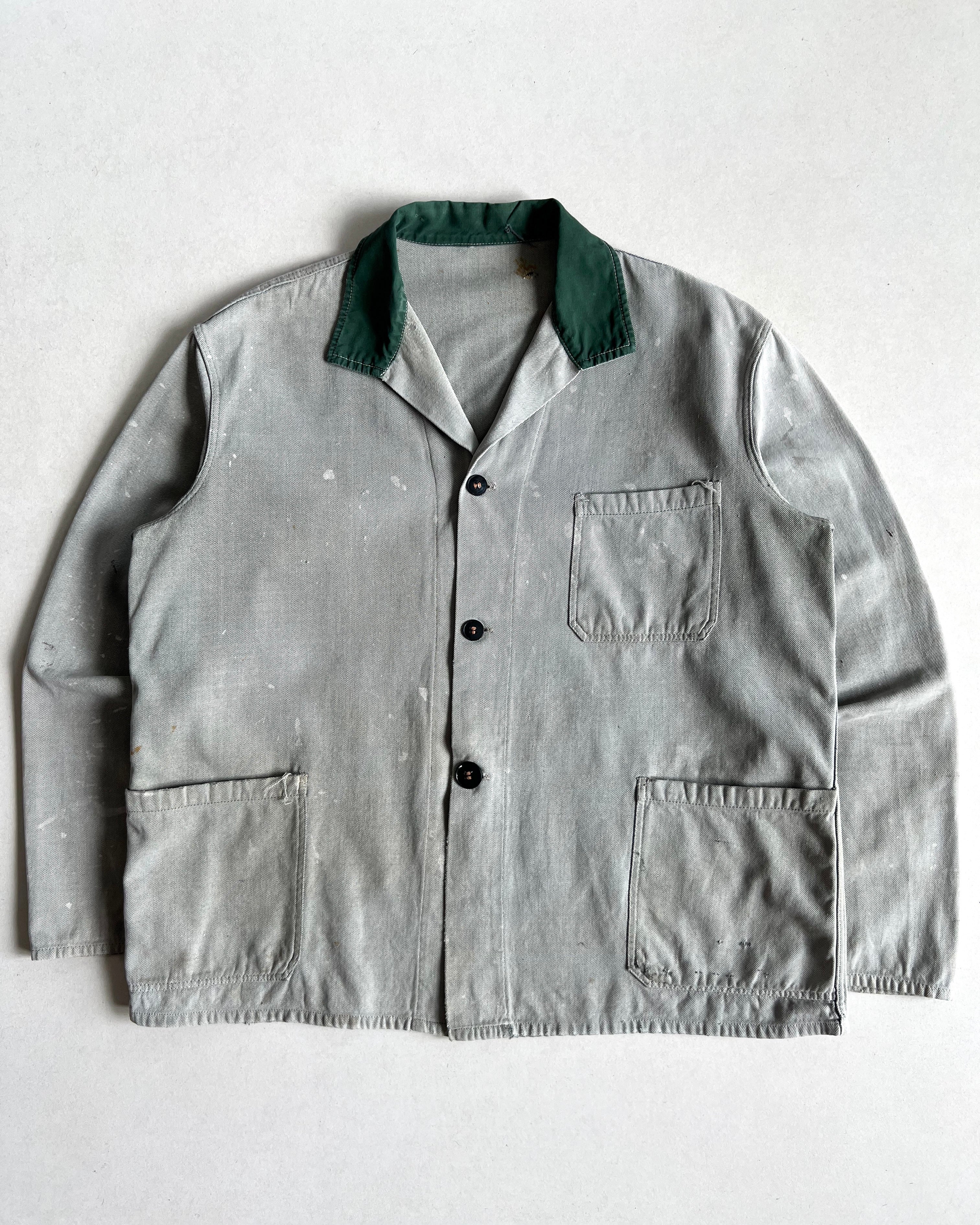 1950S TWO-TONE FRENCH WORK JACKET (L)