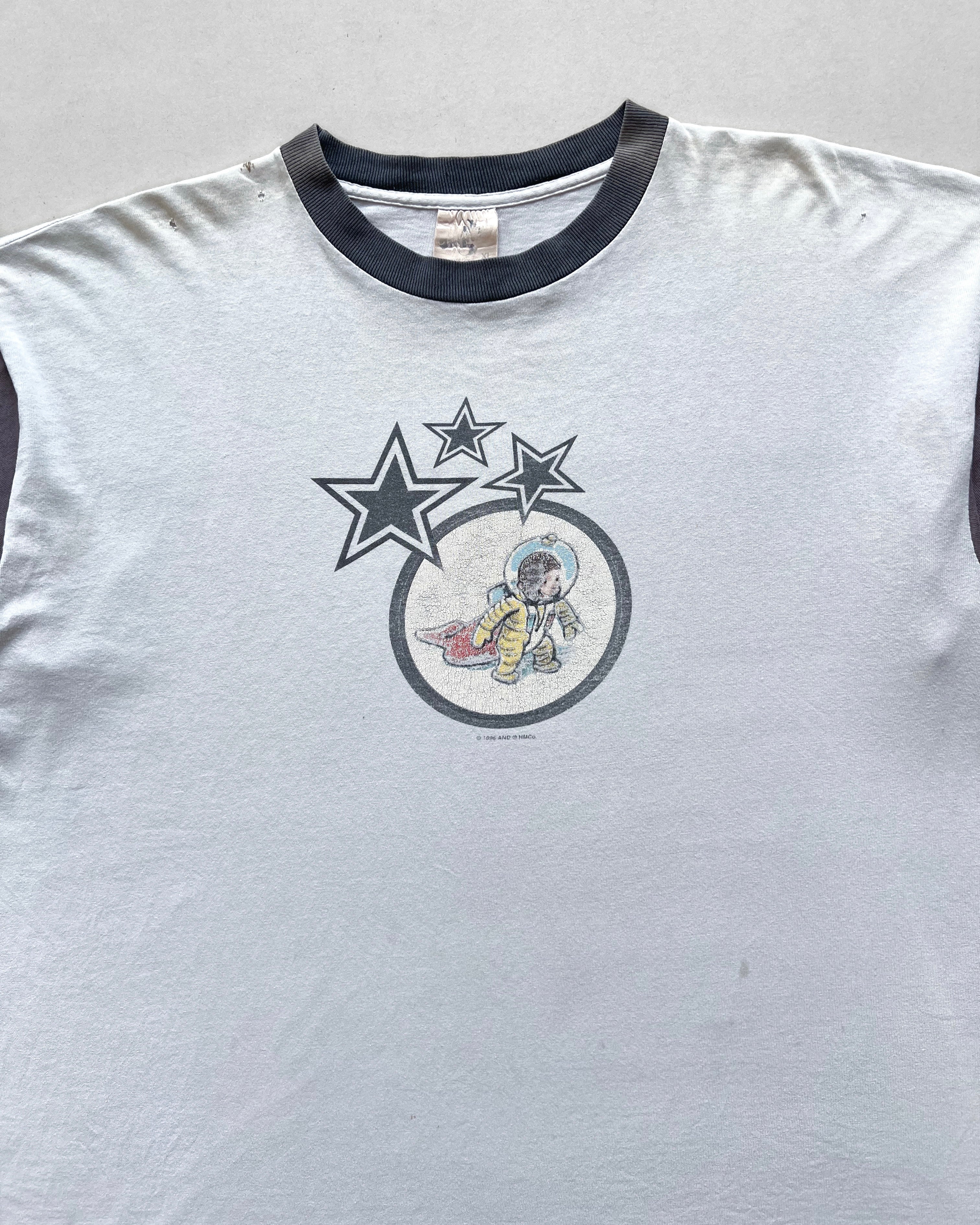 1996 TWO-TONE 'CURIOUS GEORGE' RINGER TEE (XL)