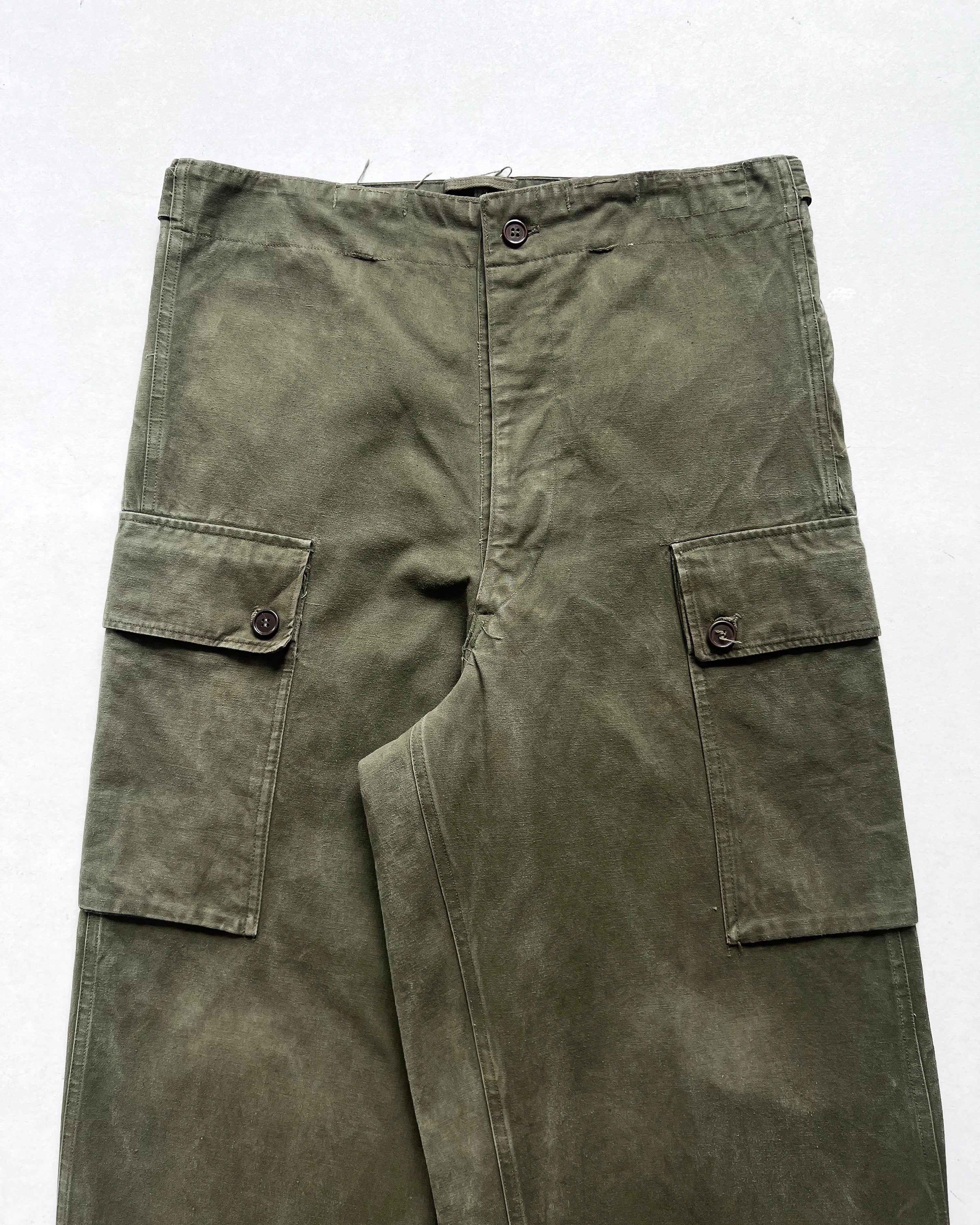 1950S DUTCH ARMY CARGO PANTS (30-34)