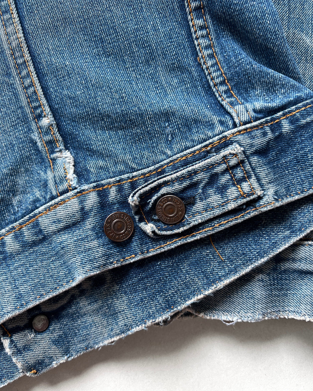1970S LEVI'S BIG E 70505 TYPE III DENIM JACKET (M)