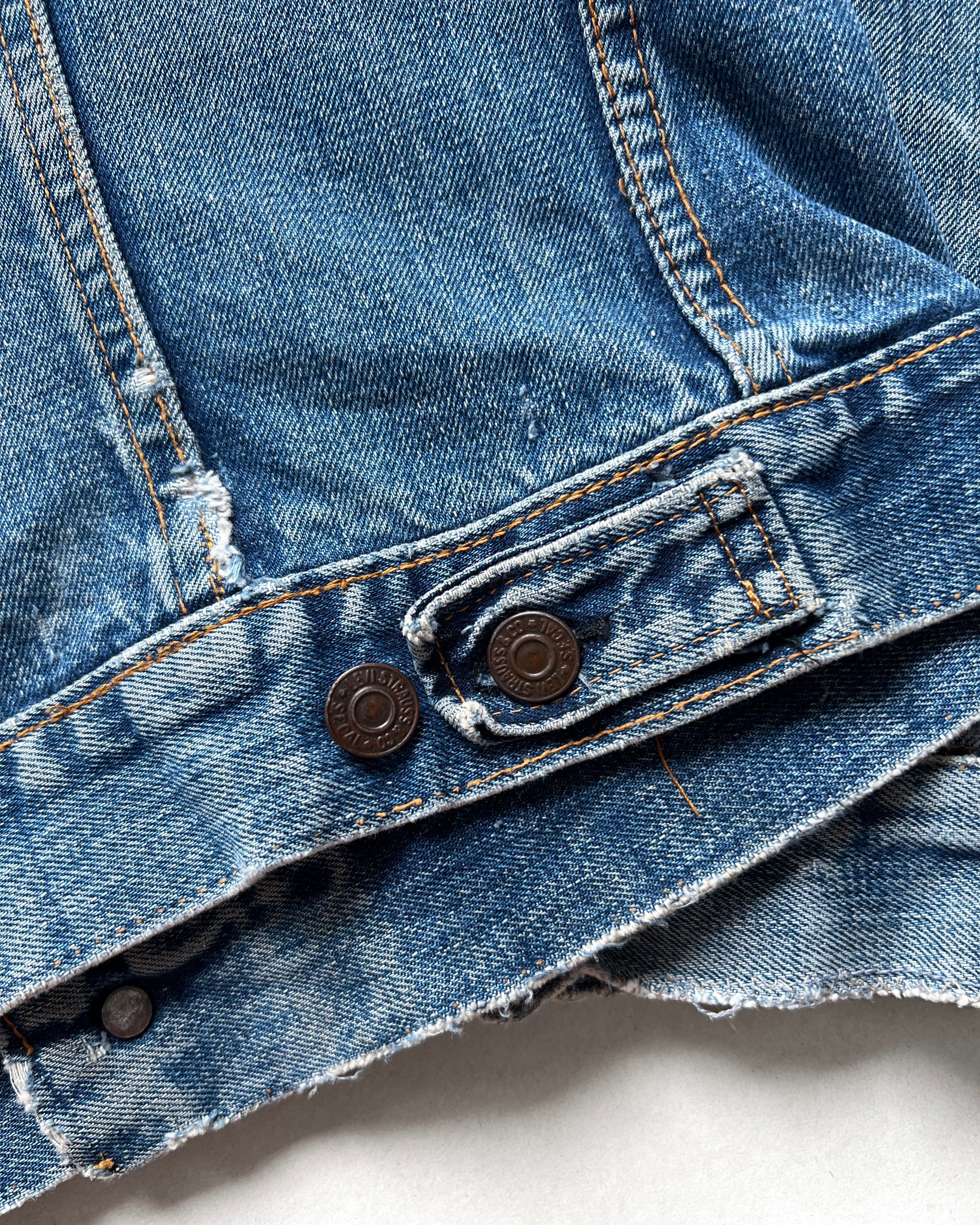 1970S LEVI'S BIG E 70505 TYPE III DENIM JACKET (M)